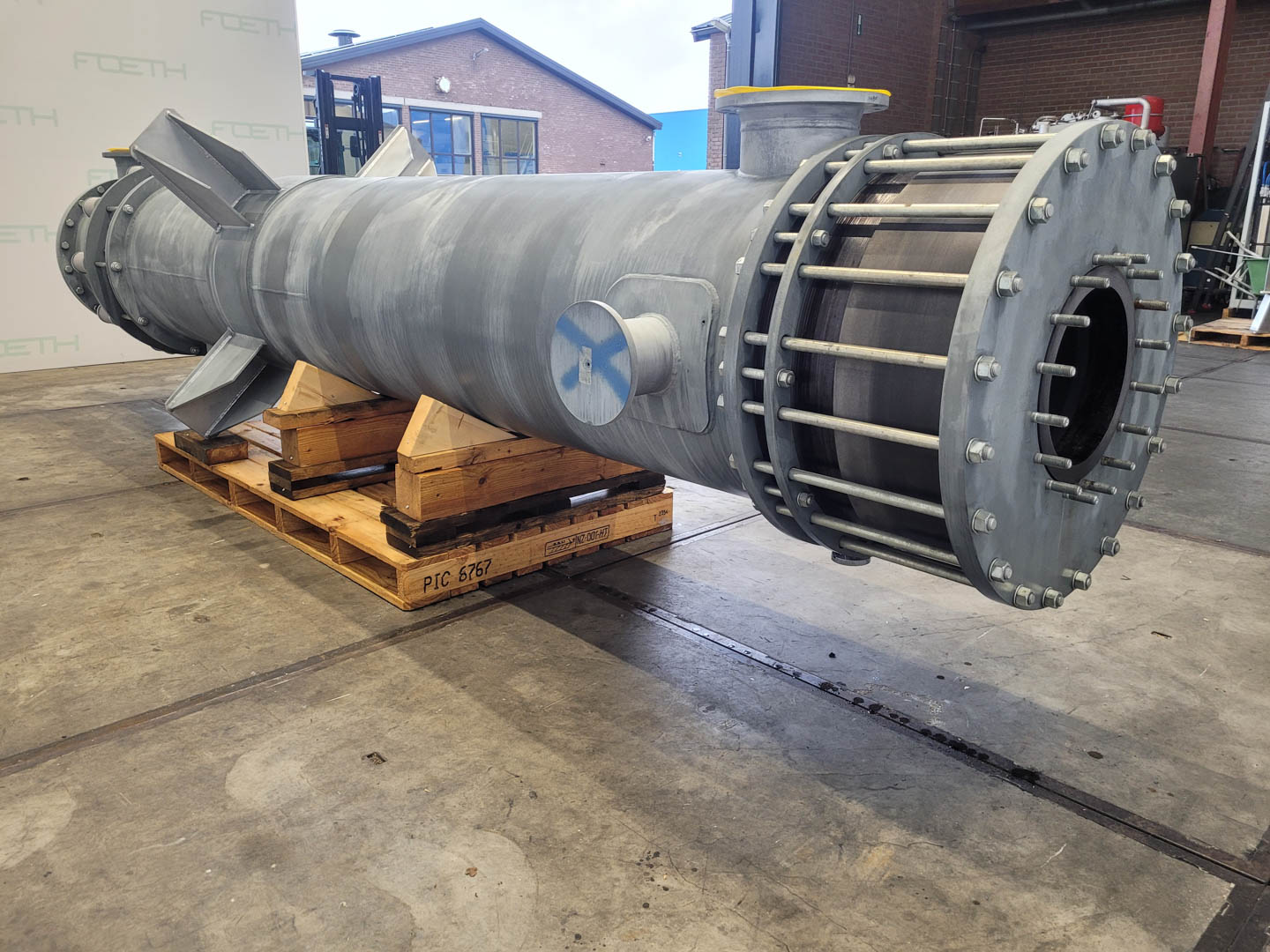 Maschine: SGL CARBON RS 77-1-295.40.1 100m²  (unused) - Shell and tube Rohrbündelwärmetauscher