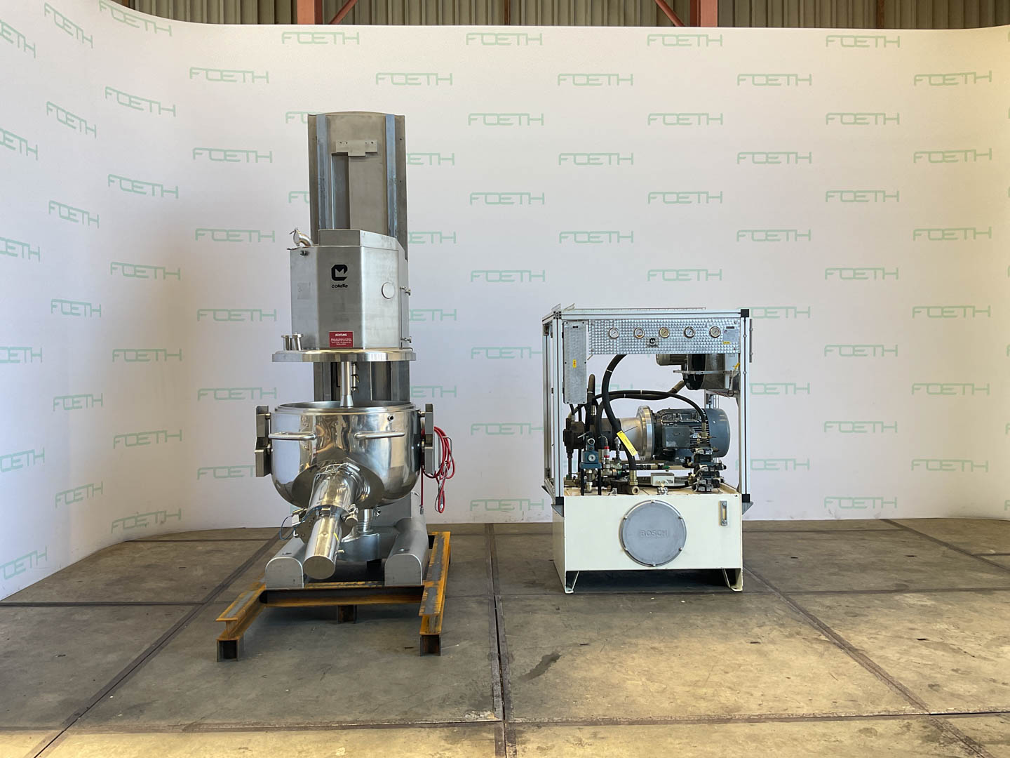 Maschine: COLLETTE Gral 300 Ex Pro High Shear Mixer - Granulator - Un Universalmischer