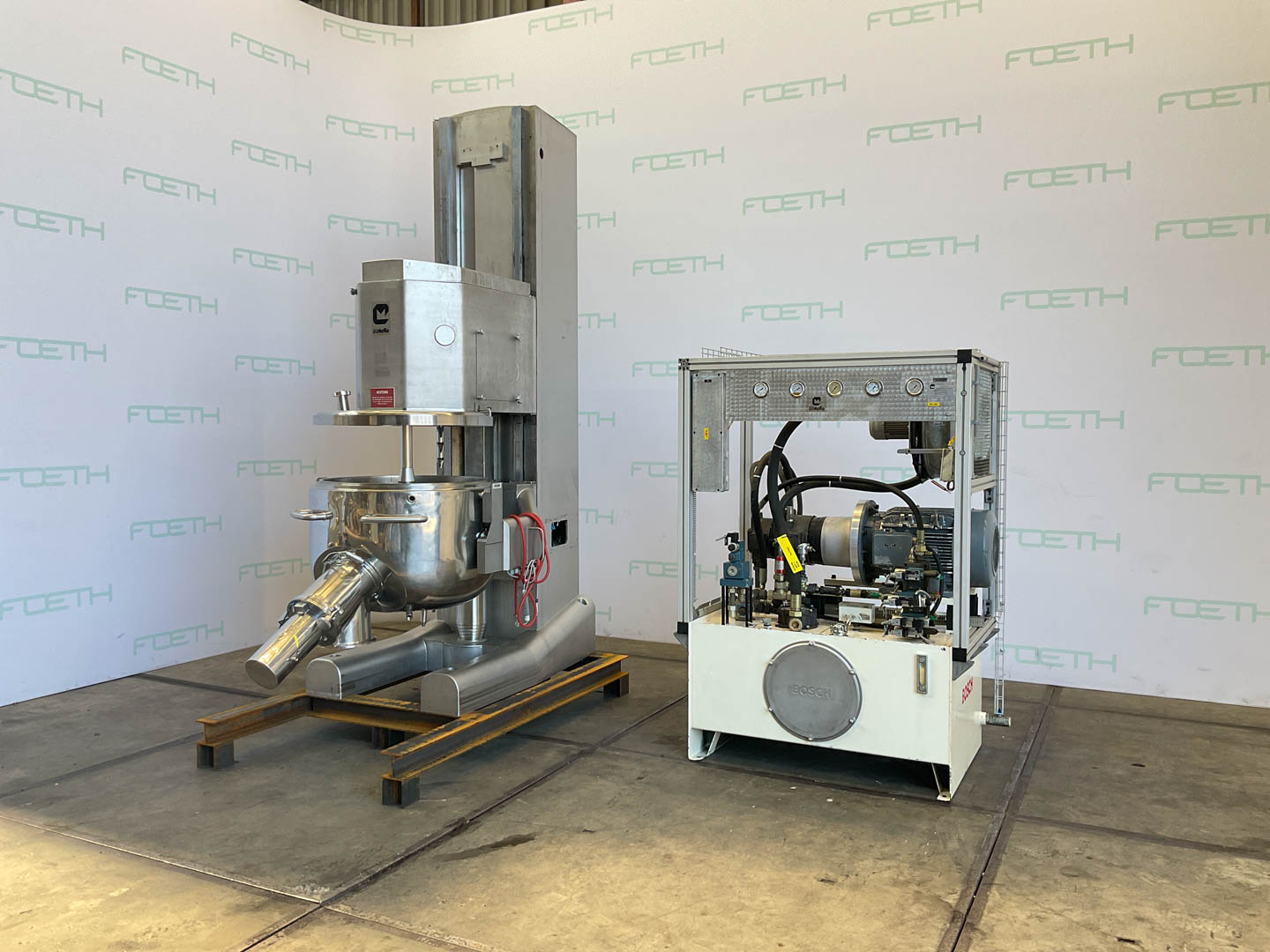 Maschine: COLLETTE Gral 300 Ex Pro High Shear Mixer - Granulator - Un Universalmischer