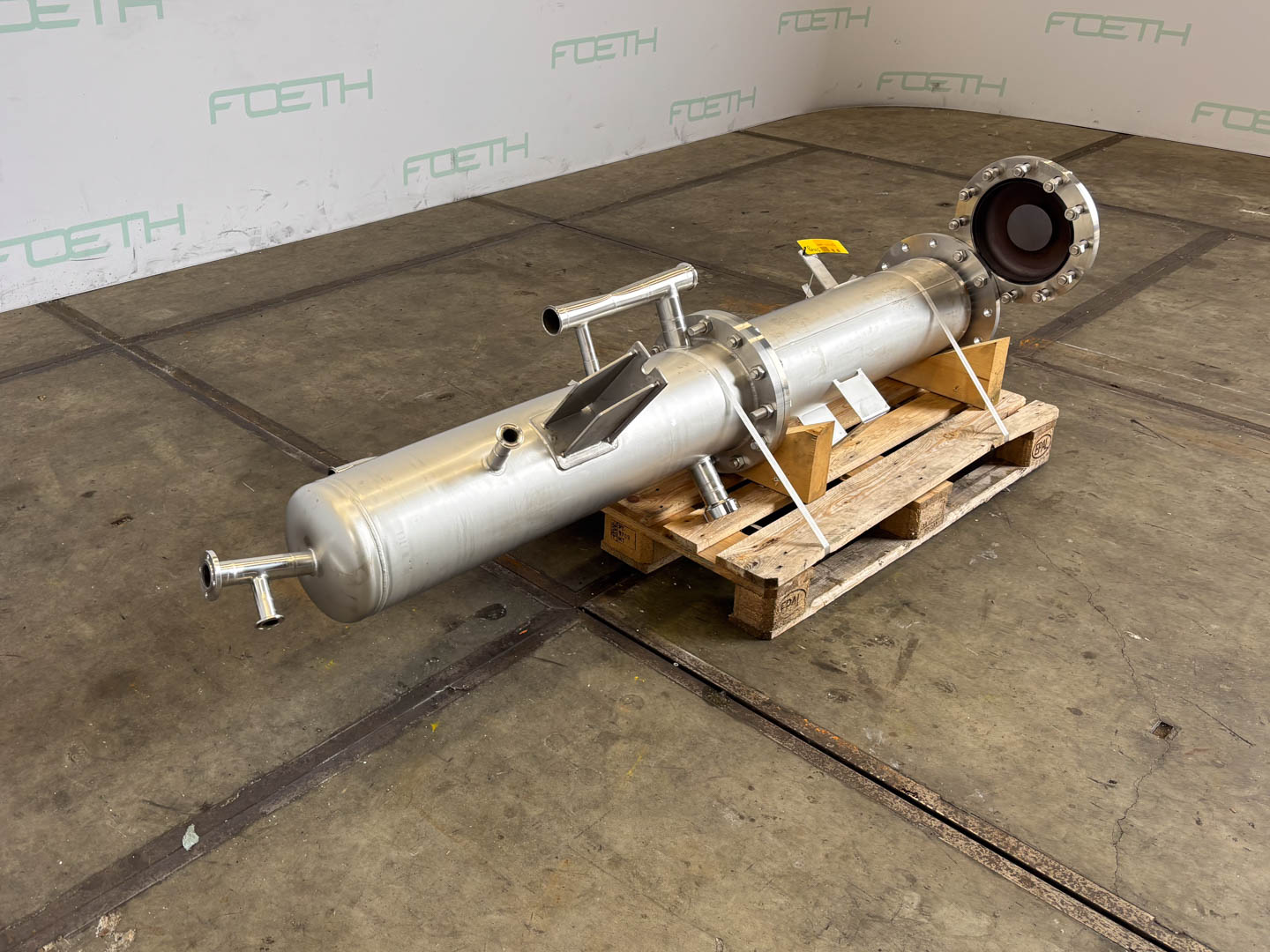 Maschine: PHARMATEC Natural circulation evaporator (5m²) - Shell and t Rohrbündelwärmetauscher