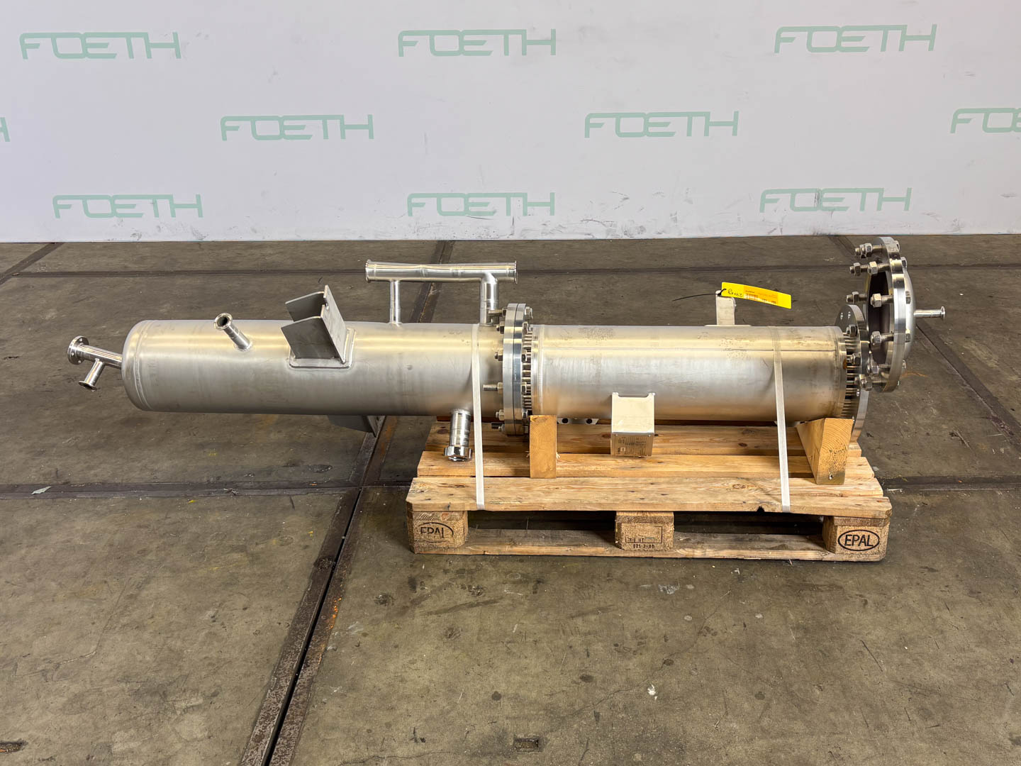 Maschine: PHARMATEC Natural circulation evaporator (5m²) - Shell and t Rohrbündelwärmetauscher