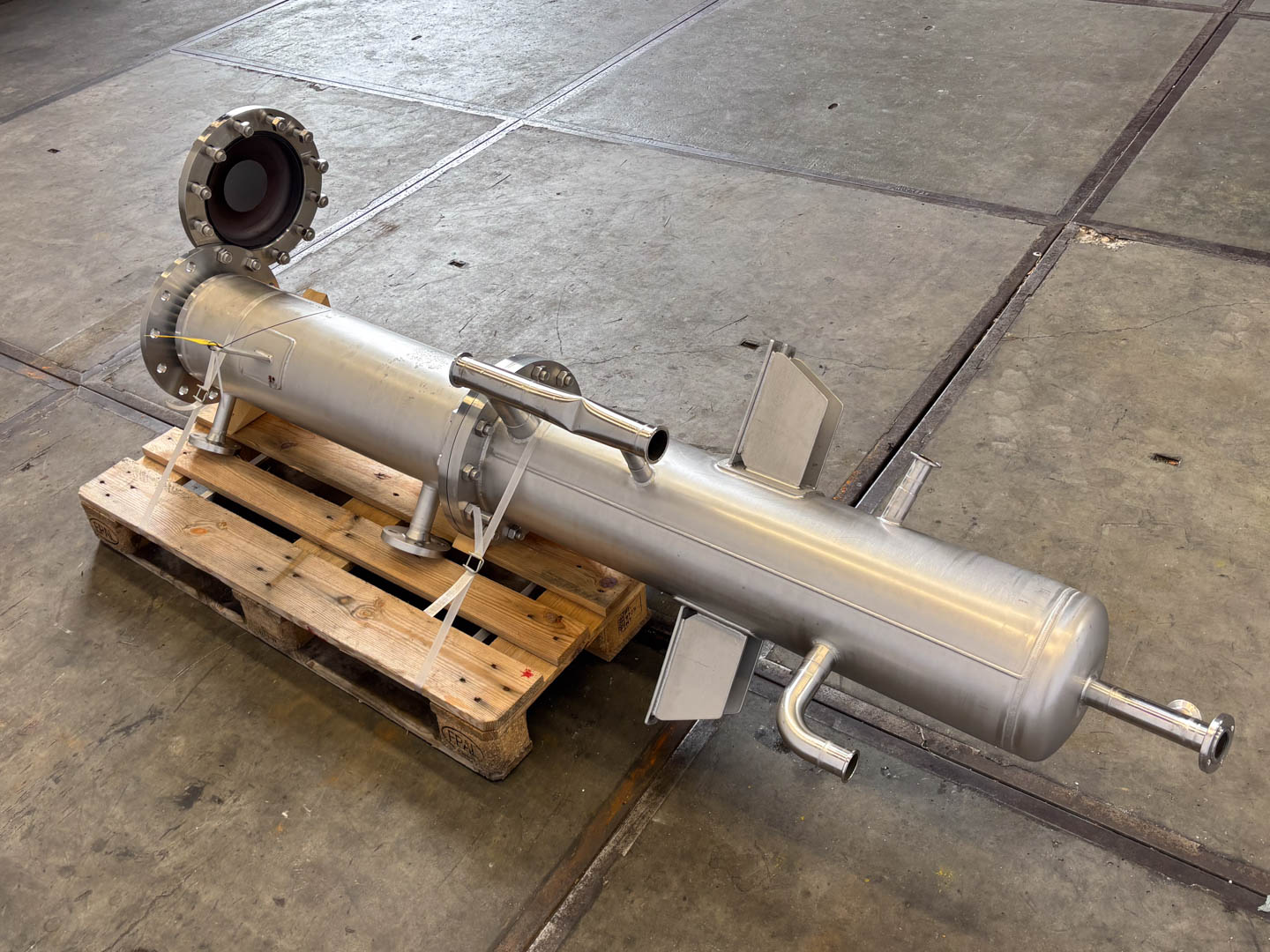 Maschine: PHARMATEC Natural circulation evaporator (5m²) - Shell and t Rohrbündelwärmetauscher