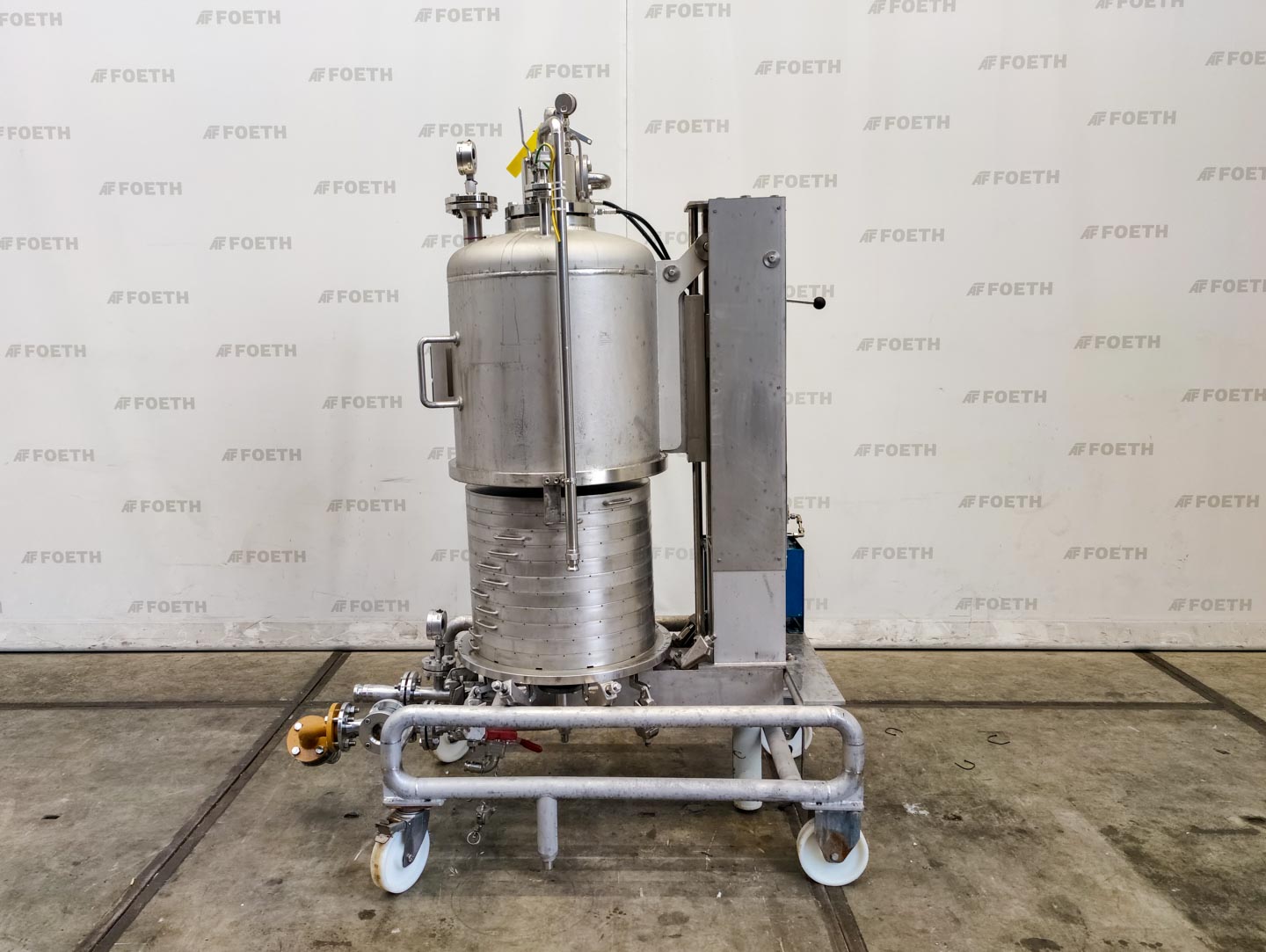 Maschine: DIDIER FILTERTECHNIK MSF 600/F (leaf filter) - Horizontal plate filter Horizontalplattenfilter