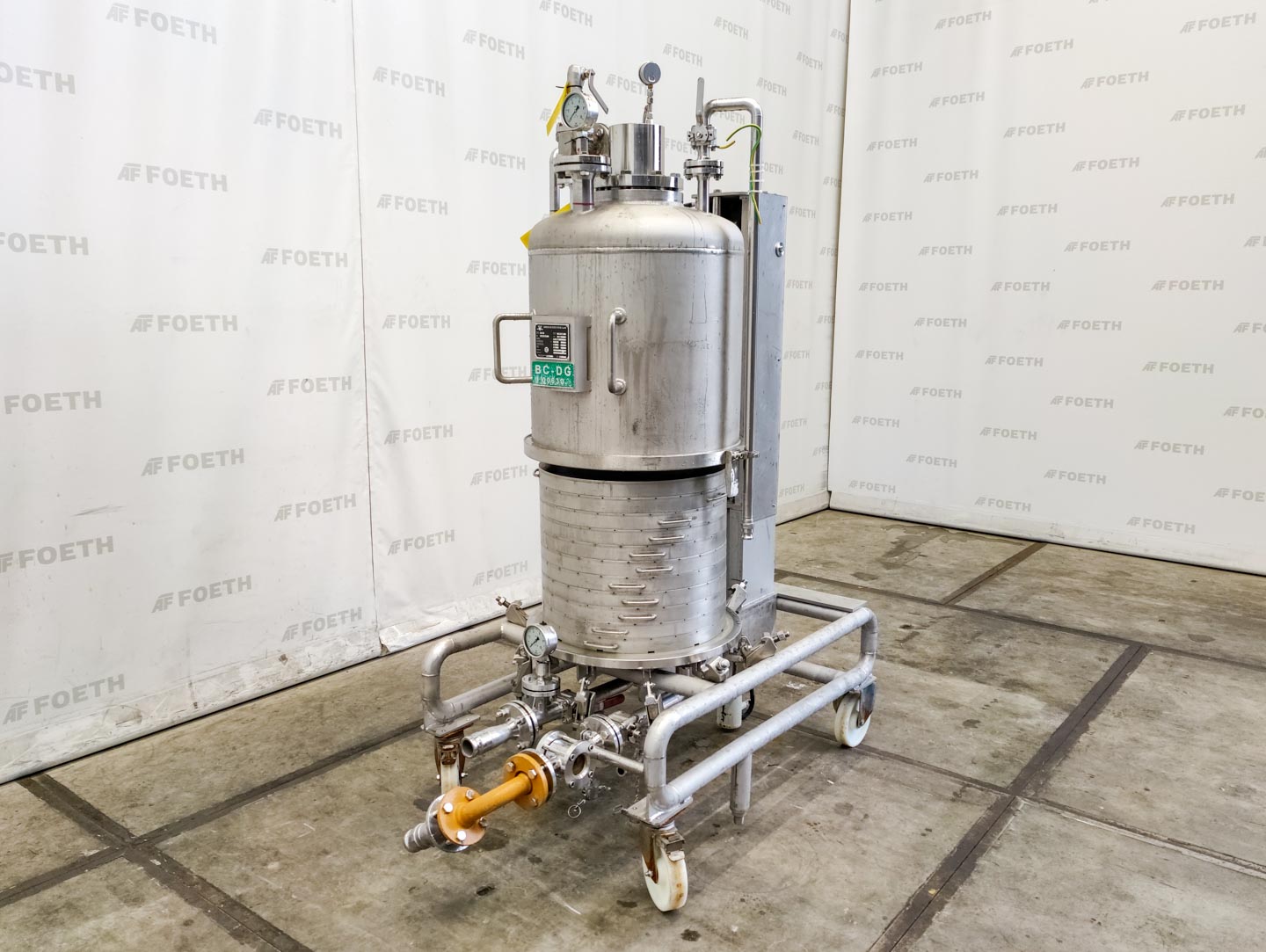 Maschine: DIDIER FILTERTECHNIK MSF 600/F (leaf filter) - Horizontal plate filter Horizontalplattenfilter