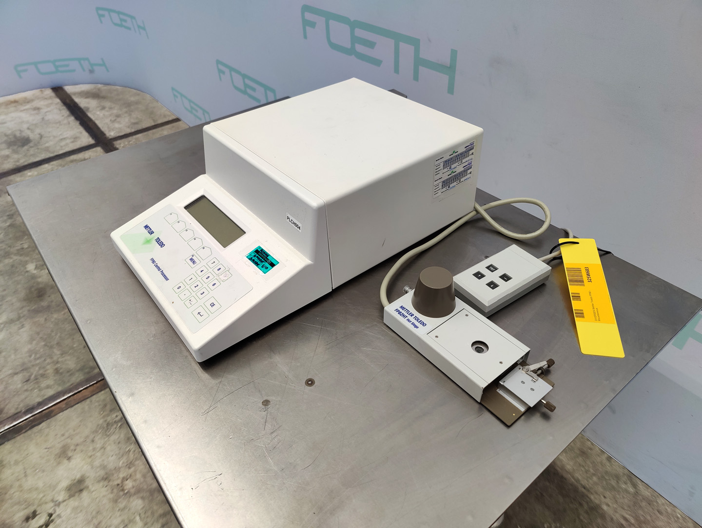 Maschine: METTLER TOLEDO FP82HT hot stage microscopy system - Verschiedene Transport