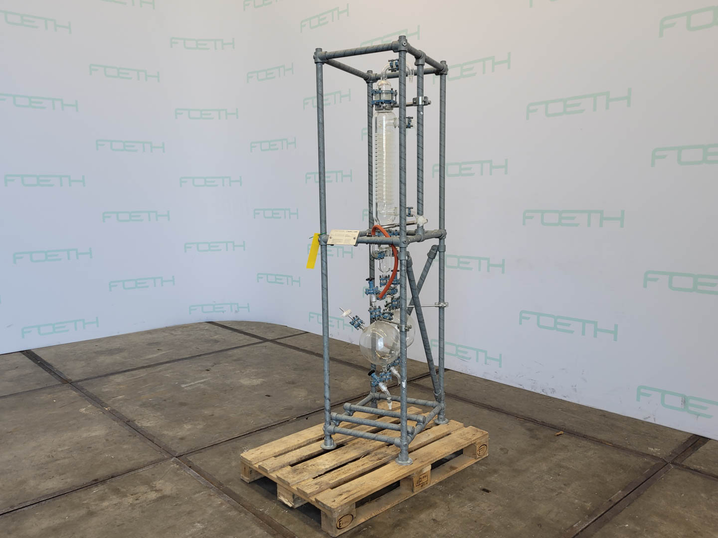 Maschine: BüCHI condensor with two receivers - Shell and tube heat Rohrbündelwärmetauscher