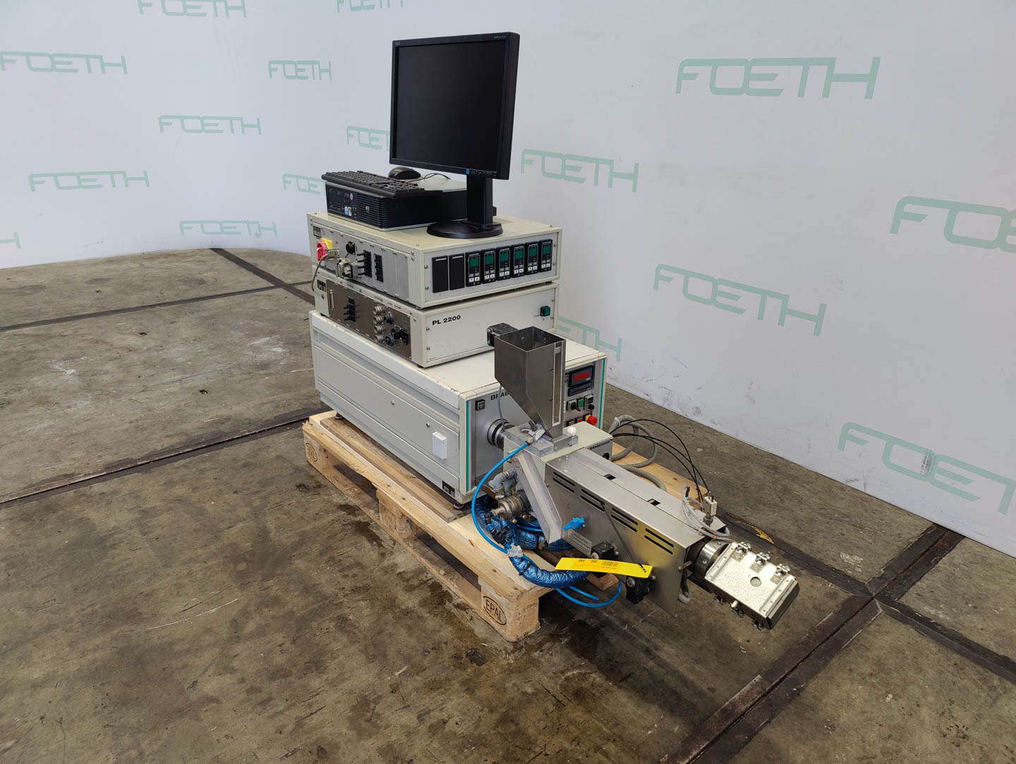 Maschine: BRABENDER Plasti-Corder PL 2200-3 19/25D - Viscosity test ma Viskositätsmesser