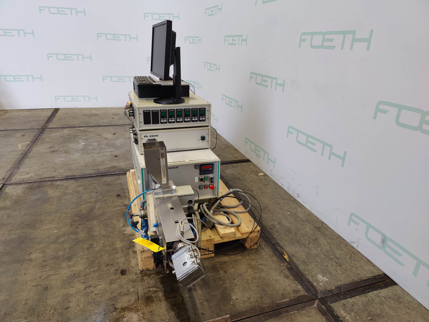 Maschine: BRABENDER Plasti-Corder PL 2200-3 19/25D - Viscosity test ma Viskositätsmesser