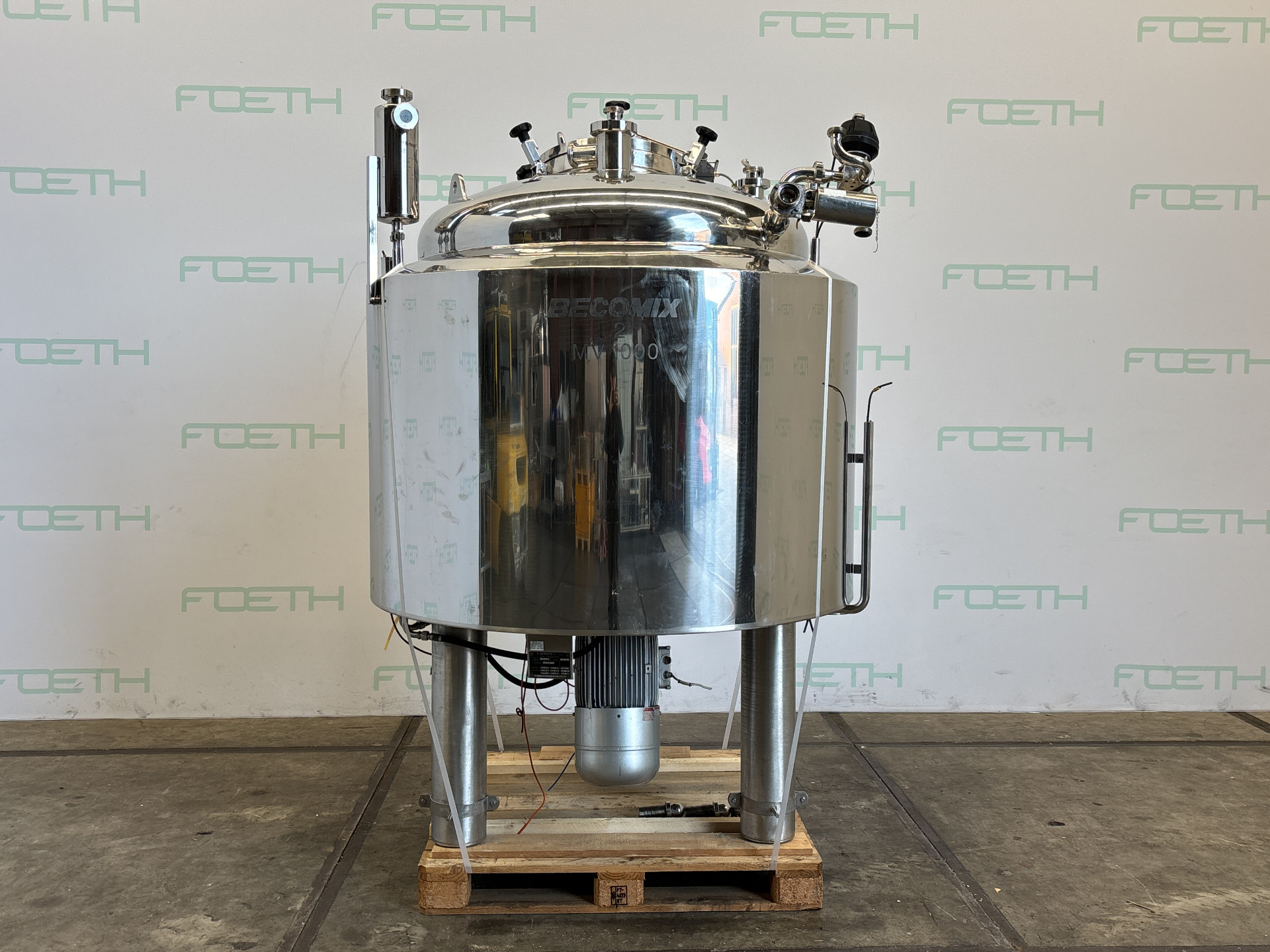 Maschine: A BERENTS   KG Becomix B2 MV1000 - Processing vessel Prozesskessel