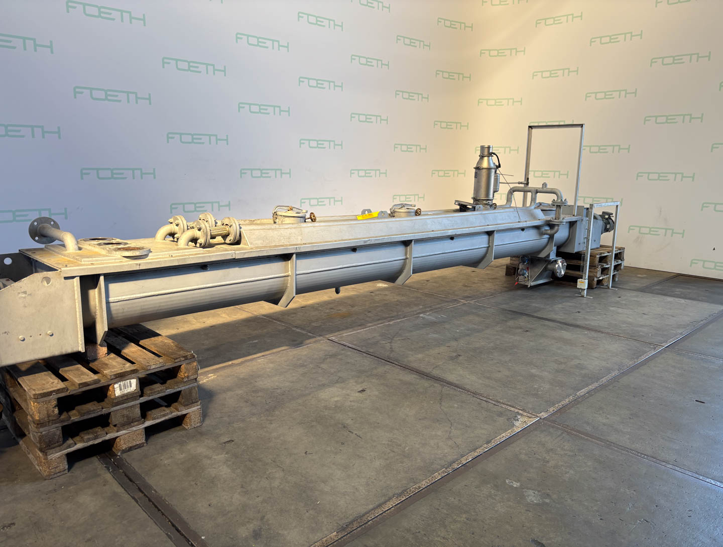 Maschine: KOLLEMAN Double cooling screw 2 x DN300 - Horizontal screw Horizontale Förderschnecken