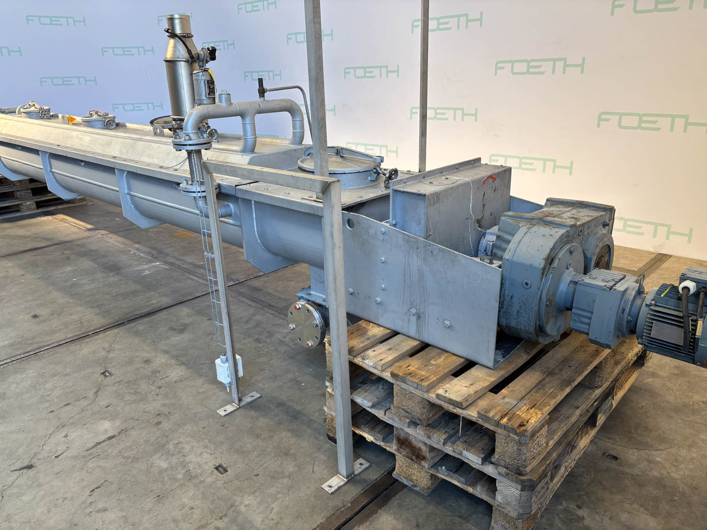 Maschine: KOLLEMAN Double cooling screw 2 x DN300 - Horizontal screw Horizontale Förderschnecken