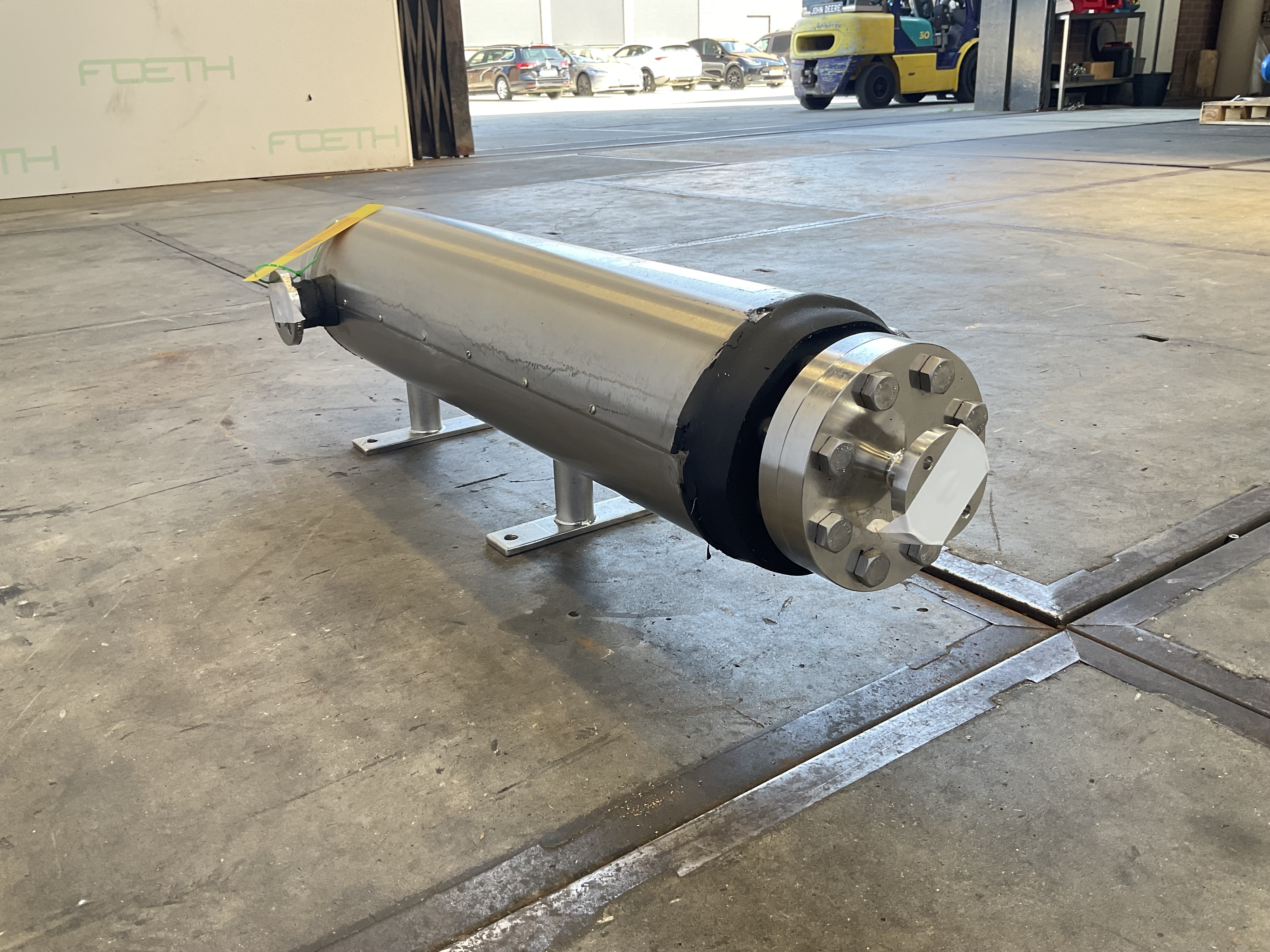 Maschine: APACO AW80-1000/12-18/V - Shell and tube heat exchanger Rohrbündelwärmetauscher