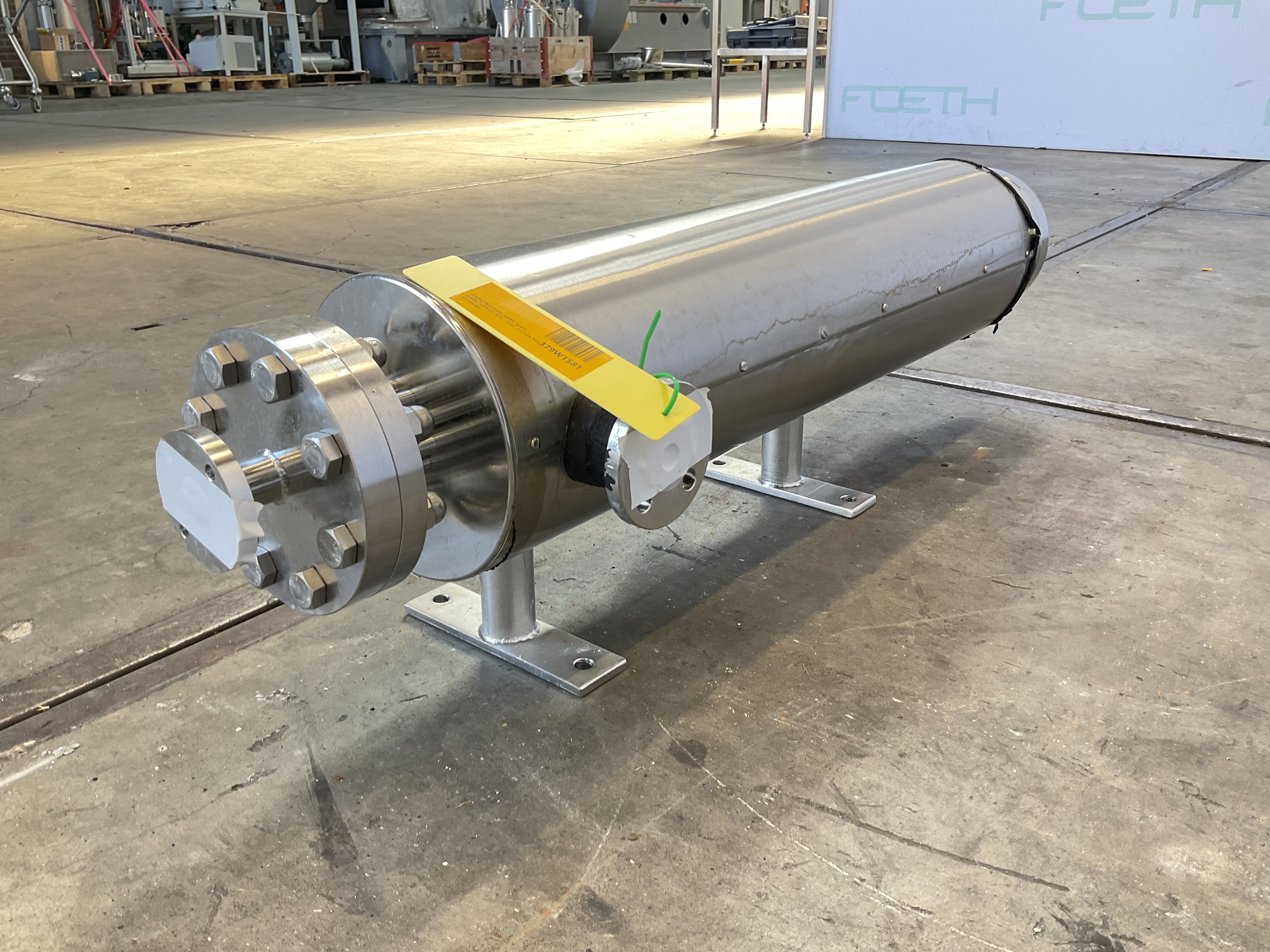 Maschine: APACO AW80-1000/12-18/V - Shell and tube heat exchanger Rohrbündelwärmetauscher