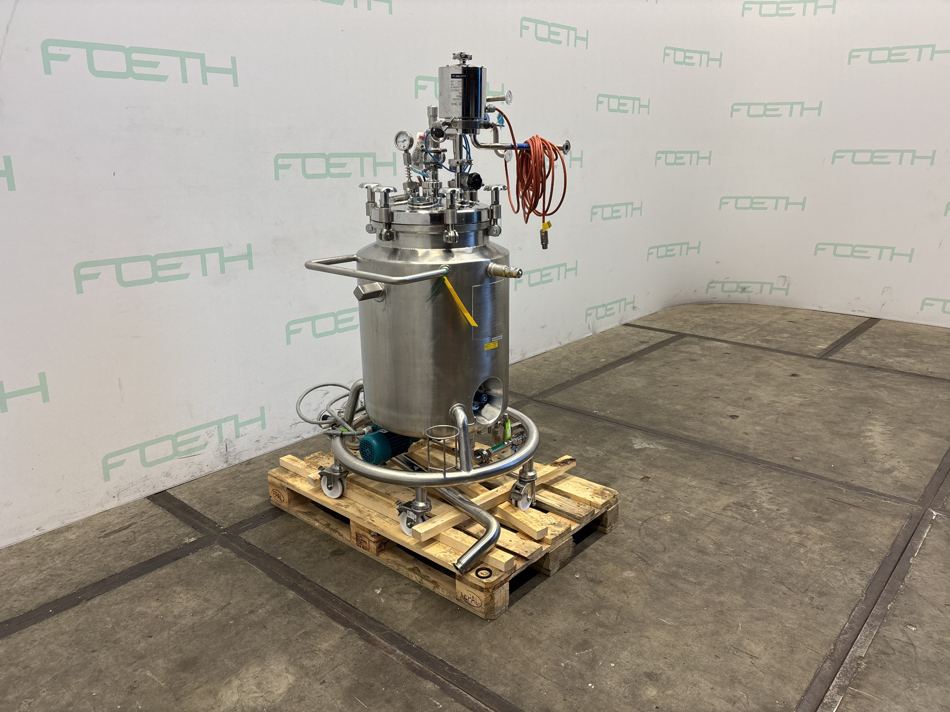 Maschine: BAUMGARTNER Pharma Reactor 60 L - Stainless Steel Reactor Edelstahlreaktoren