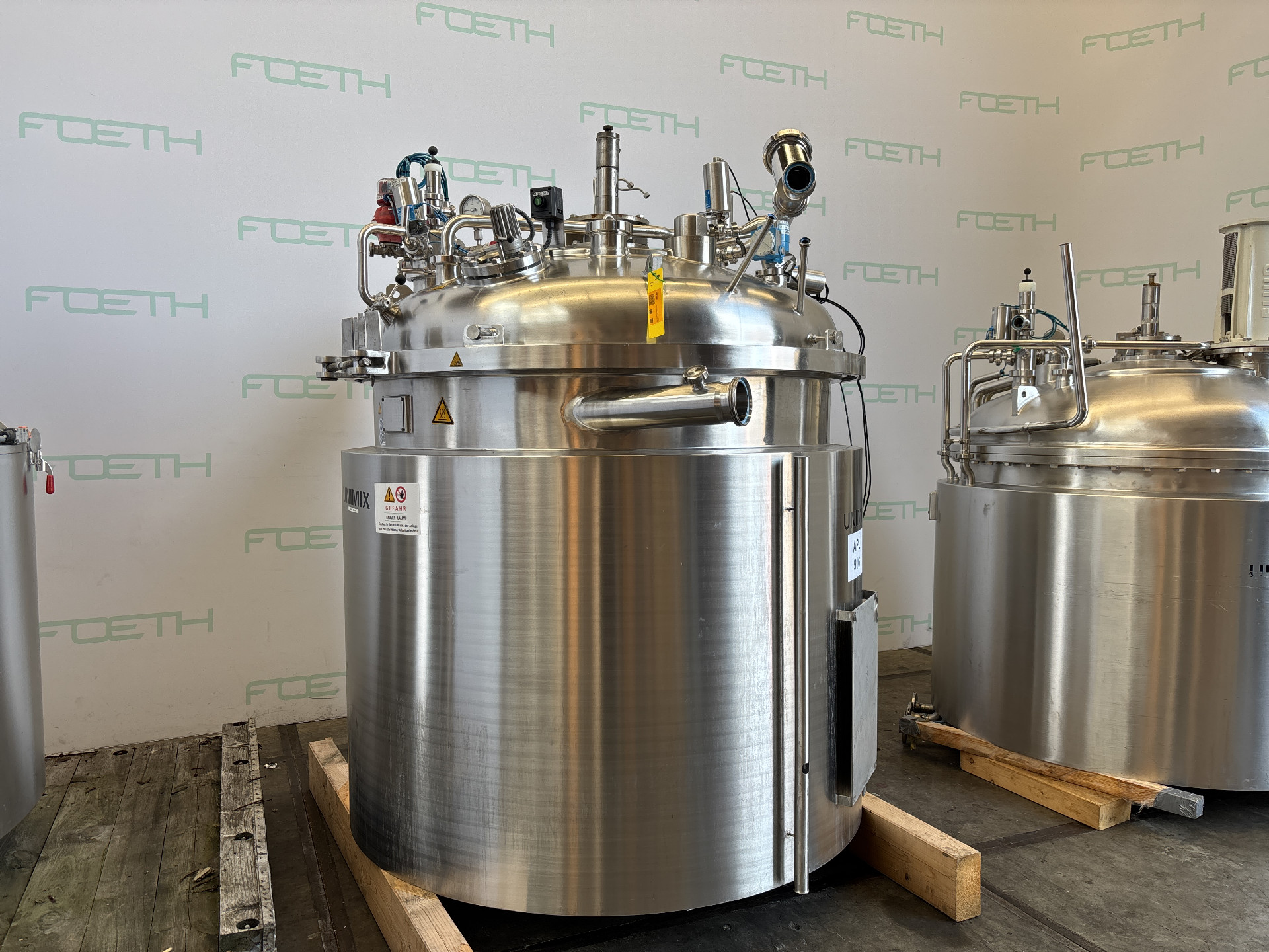 Maschine: Haagen & Rinau Unimix mixing line 2000L, 1600L and 1200L - Proces Prozesskessel