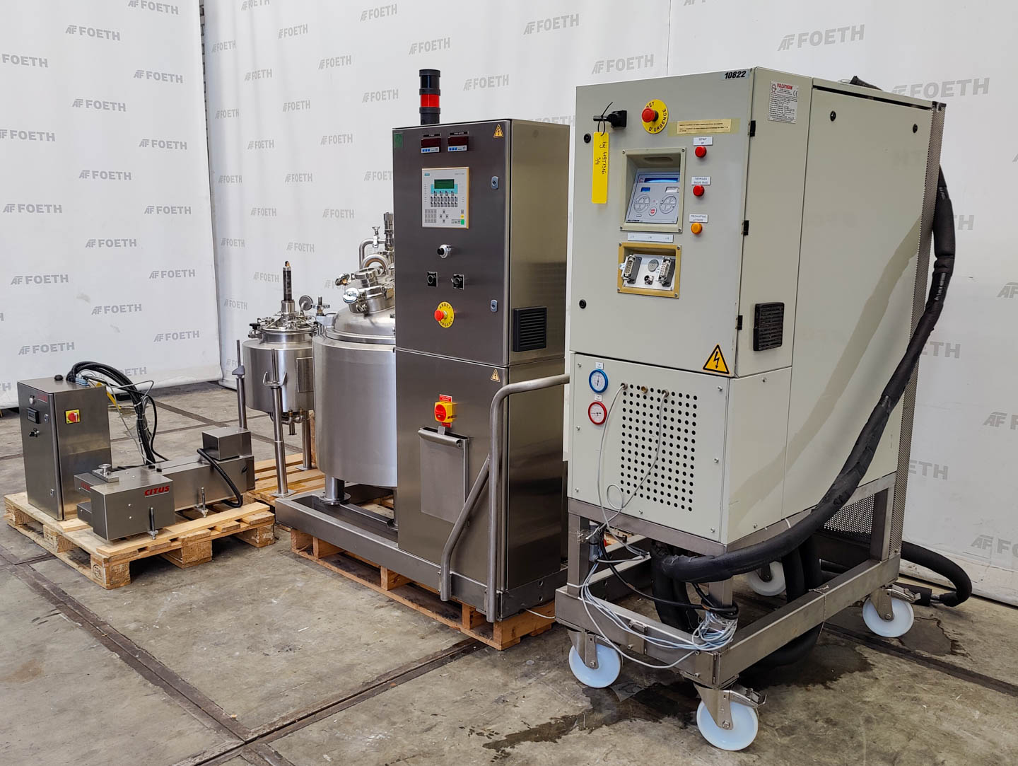 Maschine: C SKID Fondoir Mobile 150 Liters Girard - Stirring v Rührkessel