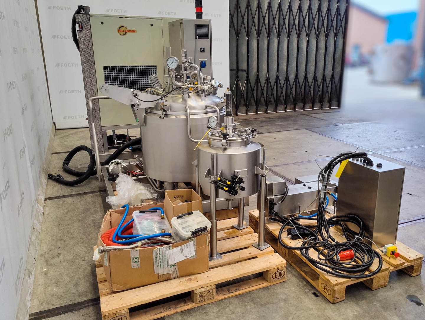 Maschine: C SKID Fondoir Mobile 150 Liters Girard - Stirring v Rührkessel