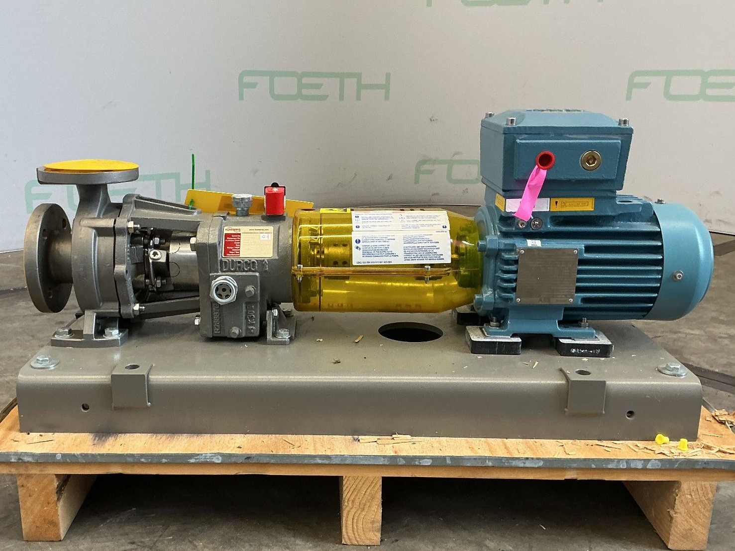 Maschine: FLOWSERVE Durco Mark 3 ISO (Hastelloy; Ex; unused) - Centrif Kreiselpumpen