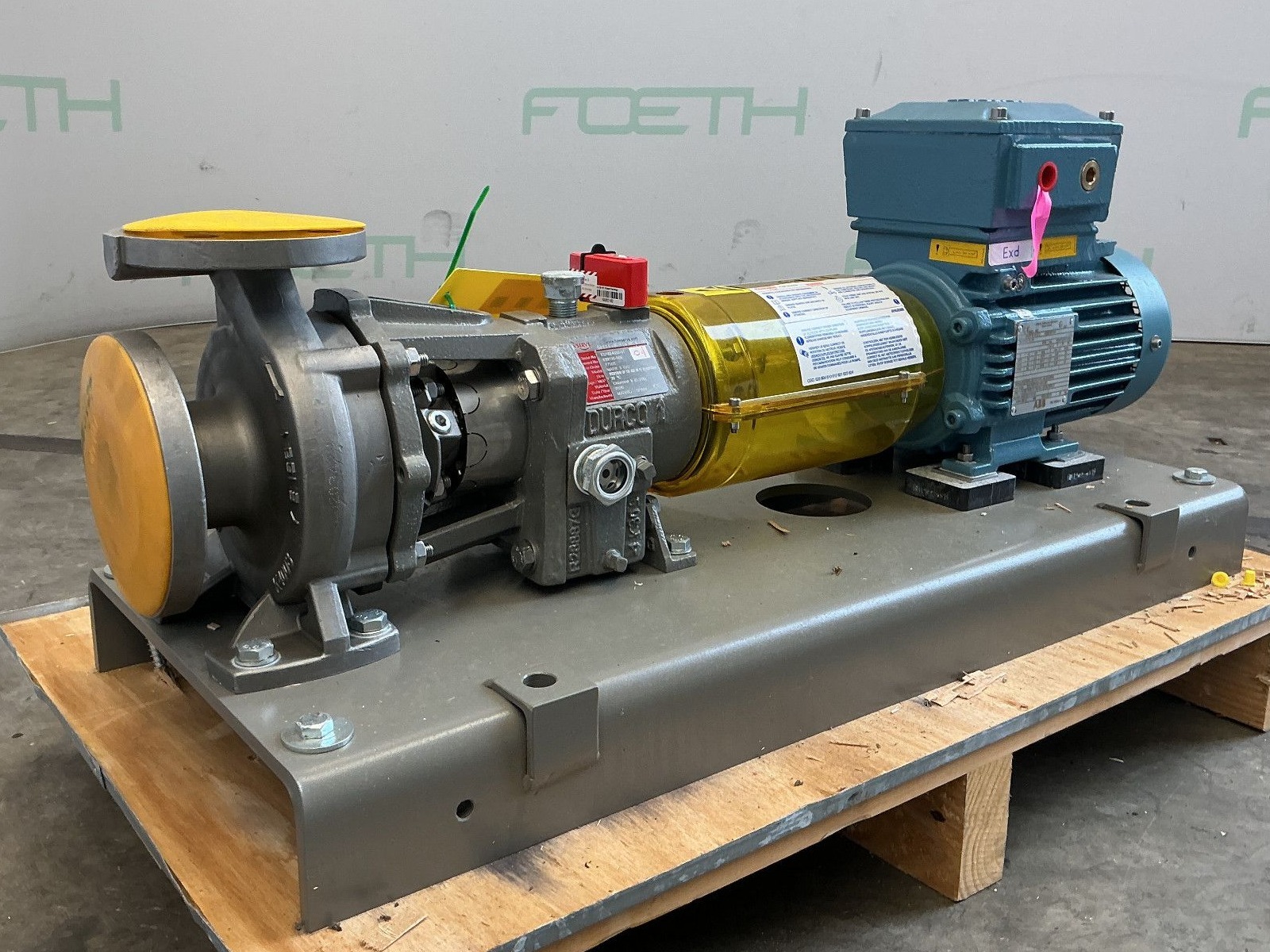 Maschine: FLOWSERVE Durco Mark 3 ISO (Hastelloy; Ex; unused) - Centrif Kreiselpumpen