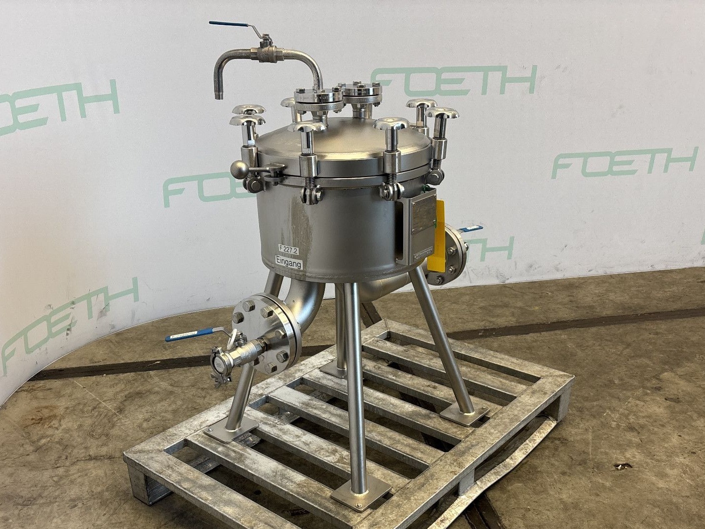 Maschine: DSP AMF 400-1 - Candle filter Kerzenfilter