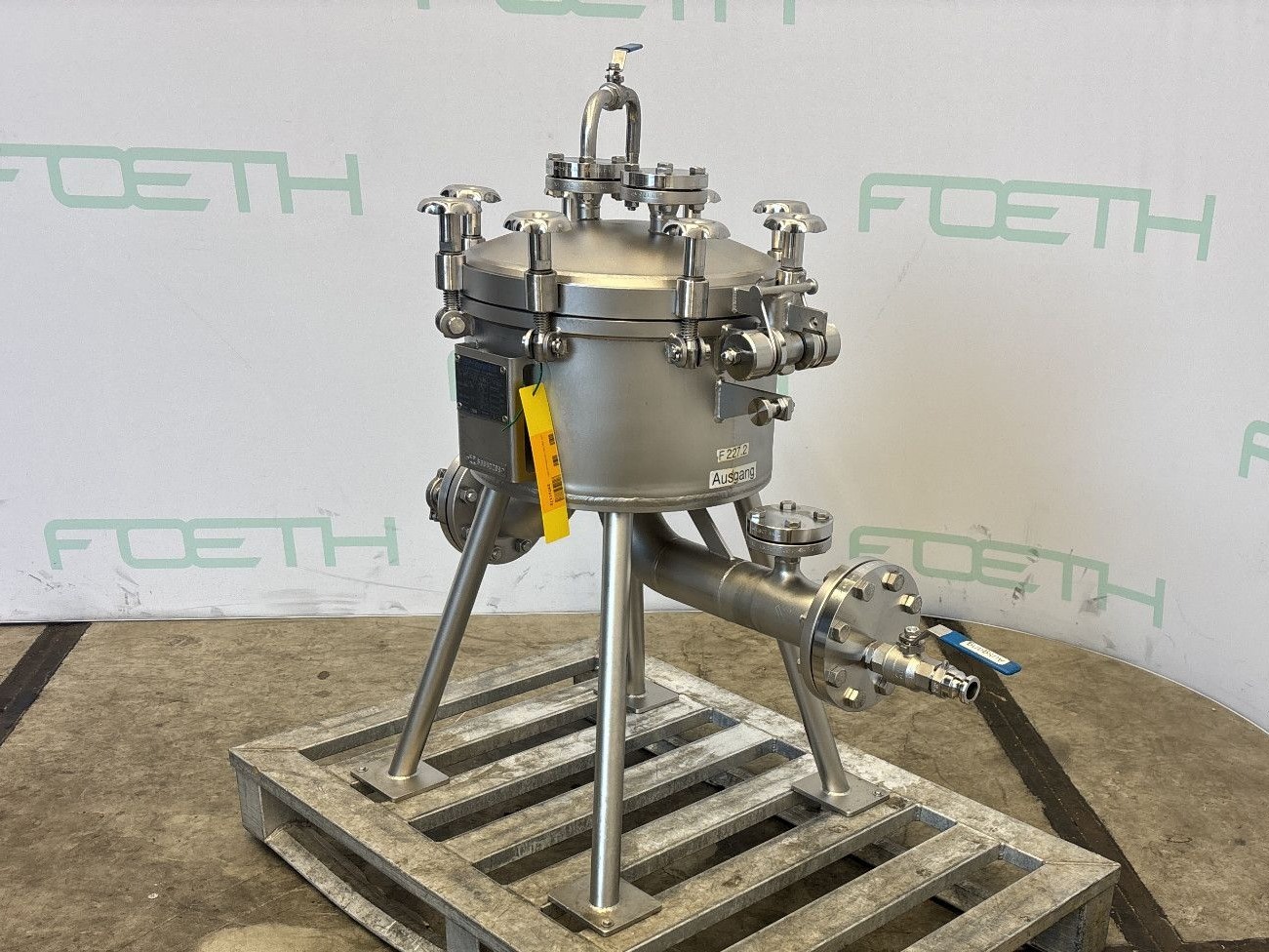 Maschine: DSP AMF 400-1 - Candle filter Kerzenfilter