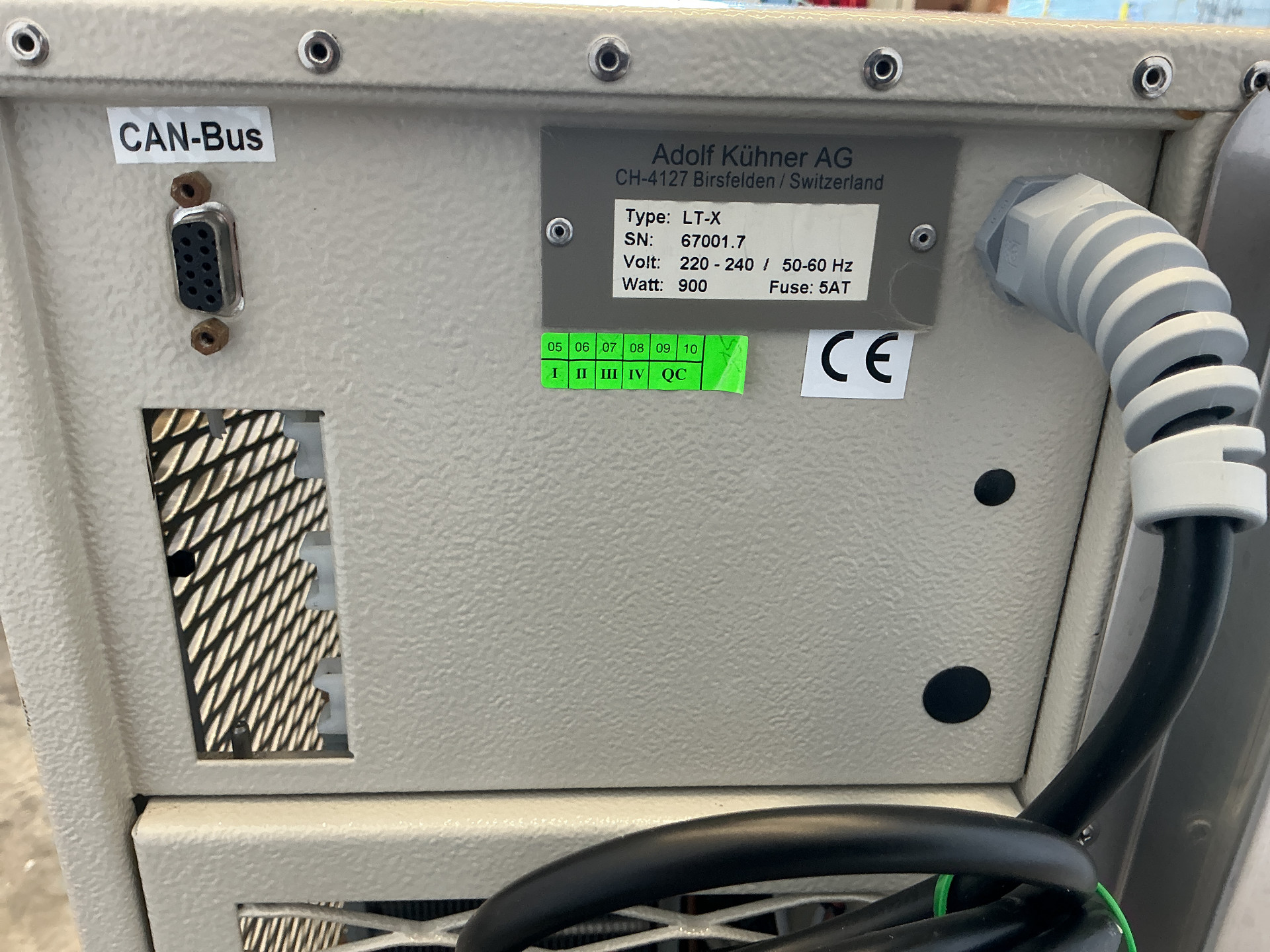 Maschine: KüHNER LT-X Refrigerated Incubator Shaker - Drying oven Trockenofen