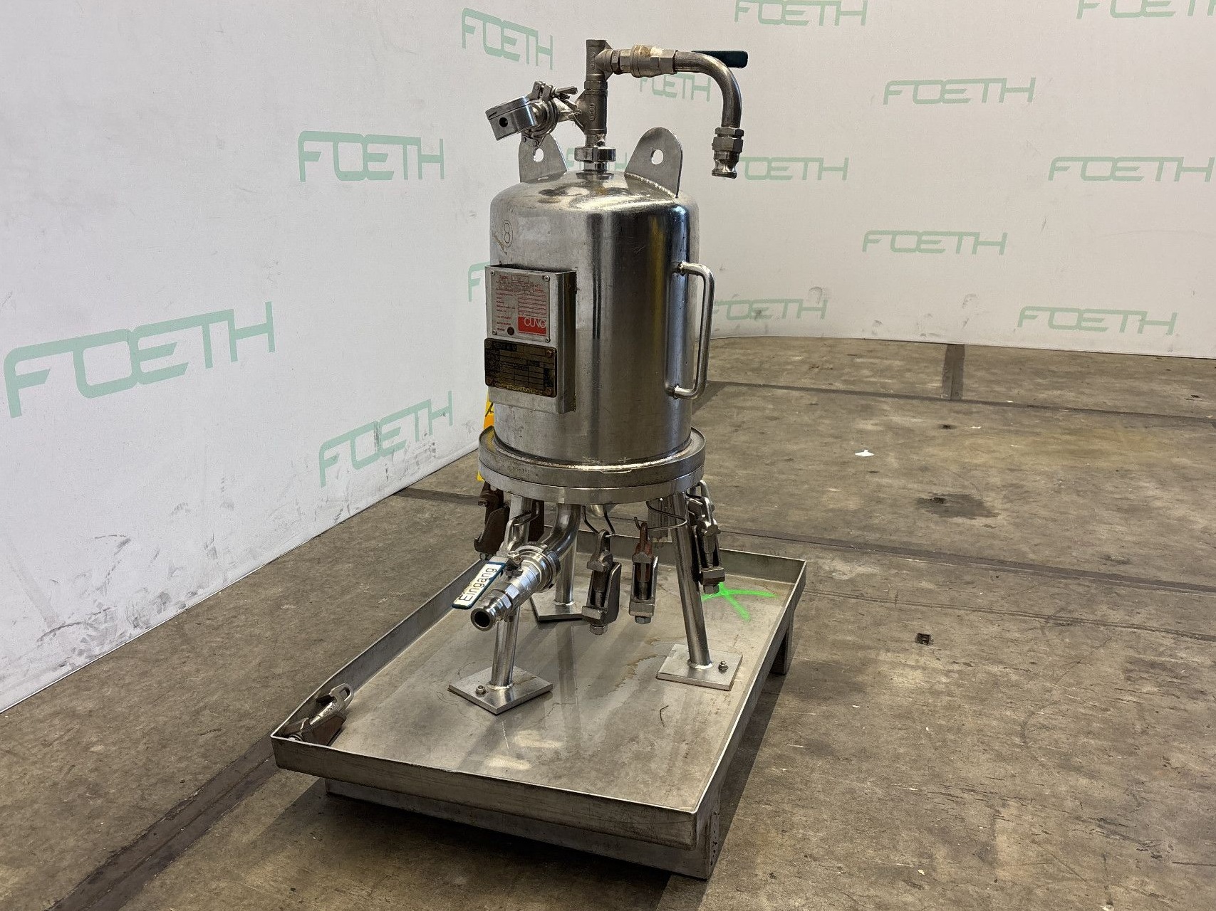 Maschine: CUNO 12ZP-1-T — 0,44 m² - Candle filter Kerzenfilter