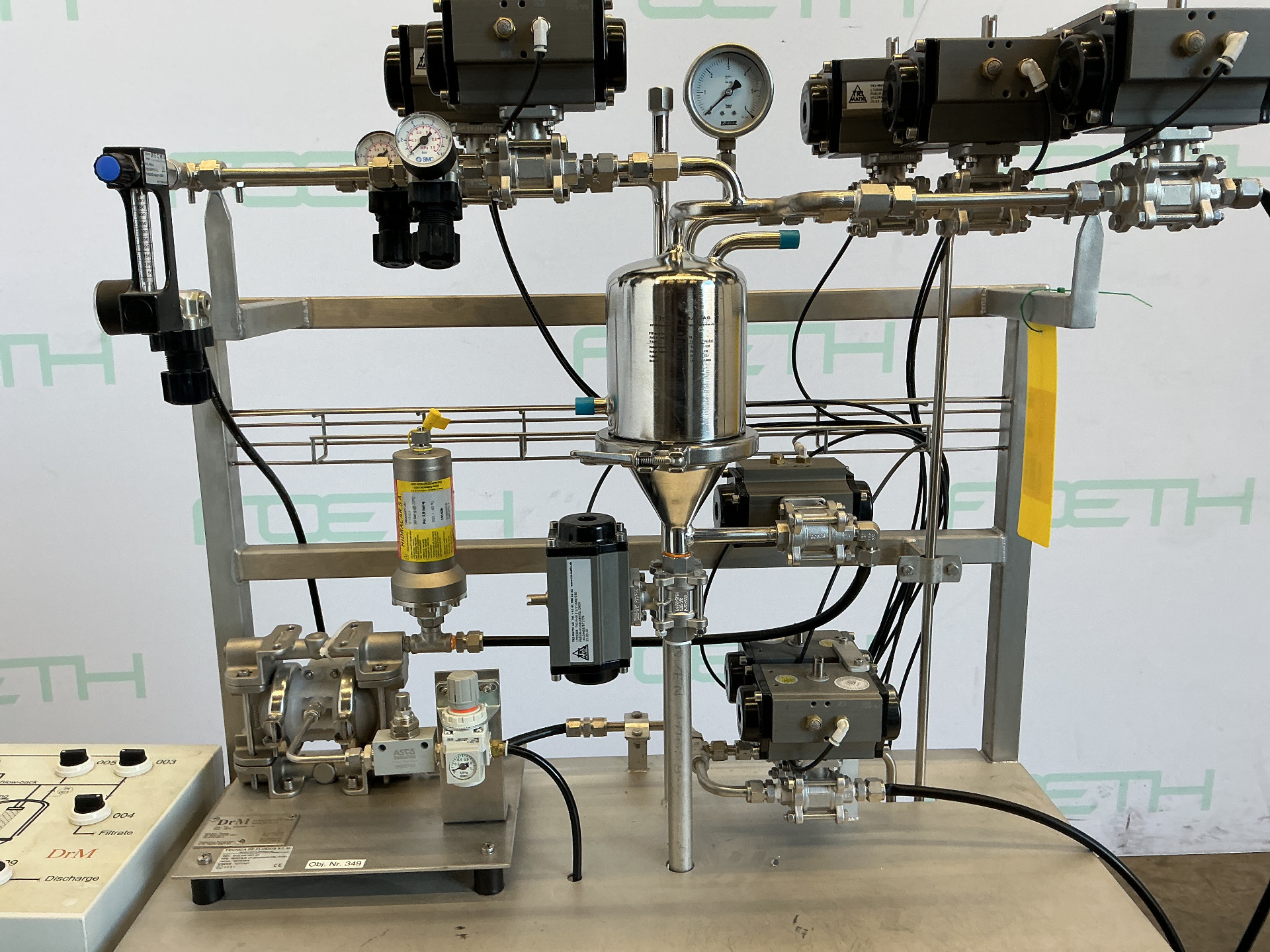 Maschine: DRM  - DR MüLLER TSD Laboratory Pressure Filter – 0,012 m² - Miscel Verschiedene Filter