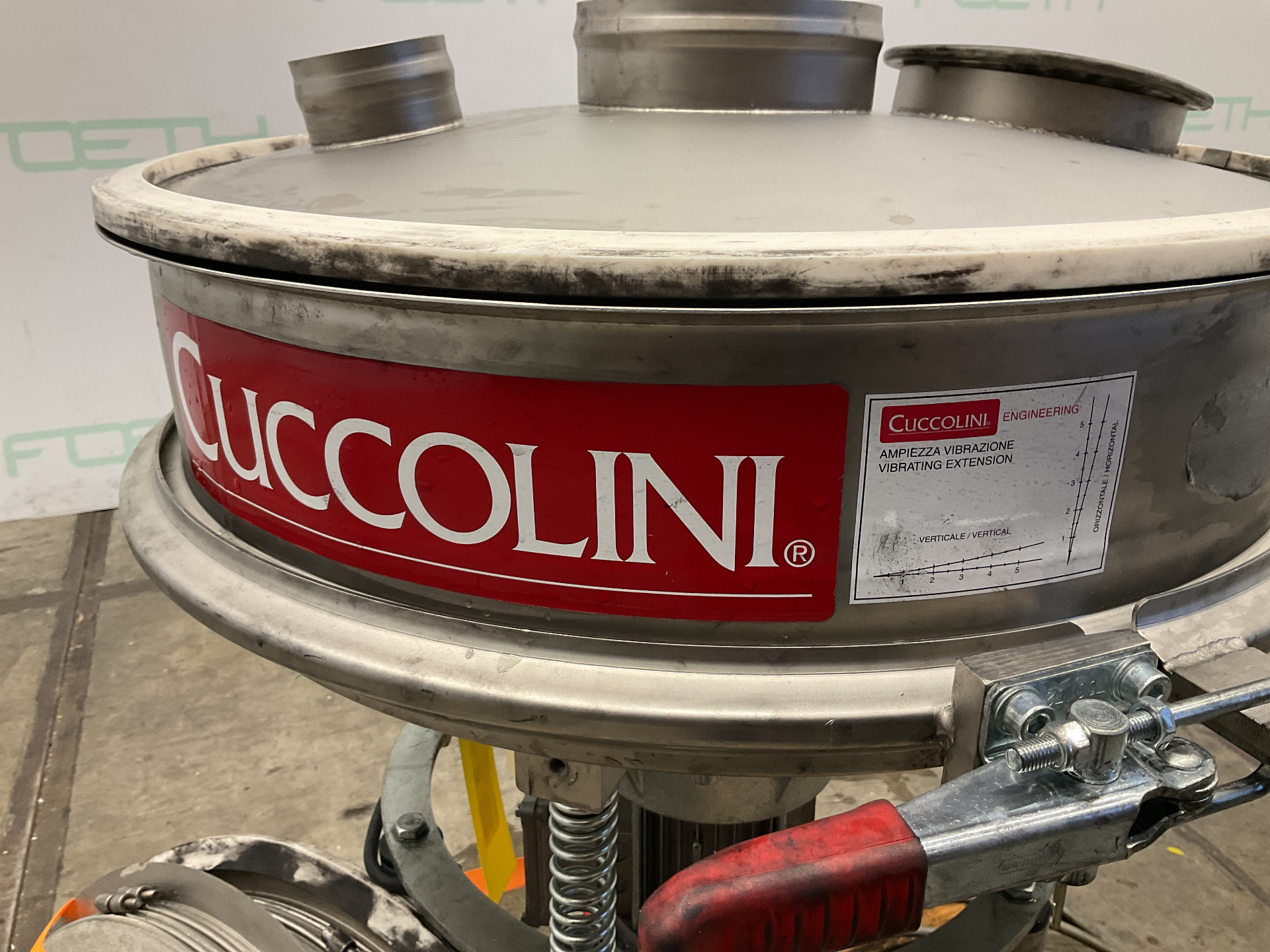Maschine: CUCCOLINI CM 110 M4 — 0,2 m² - Vibro sieve Rüttelsiebe