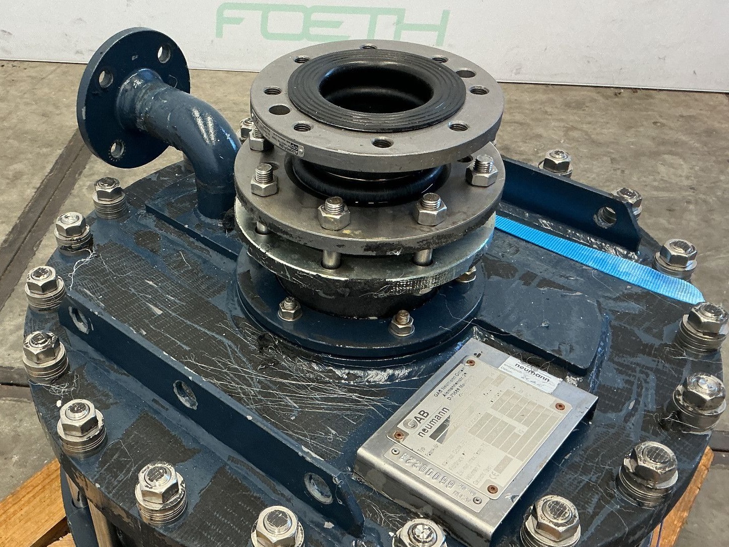 Maschine: GAB NEUMANN N-A-1,8 - Shell and tube heat exchanger Rohrbündelwärmetauscher