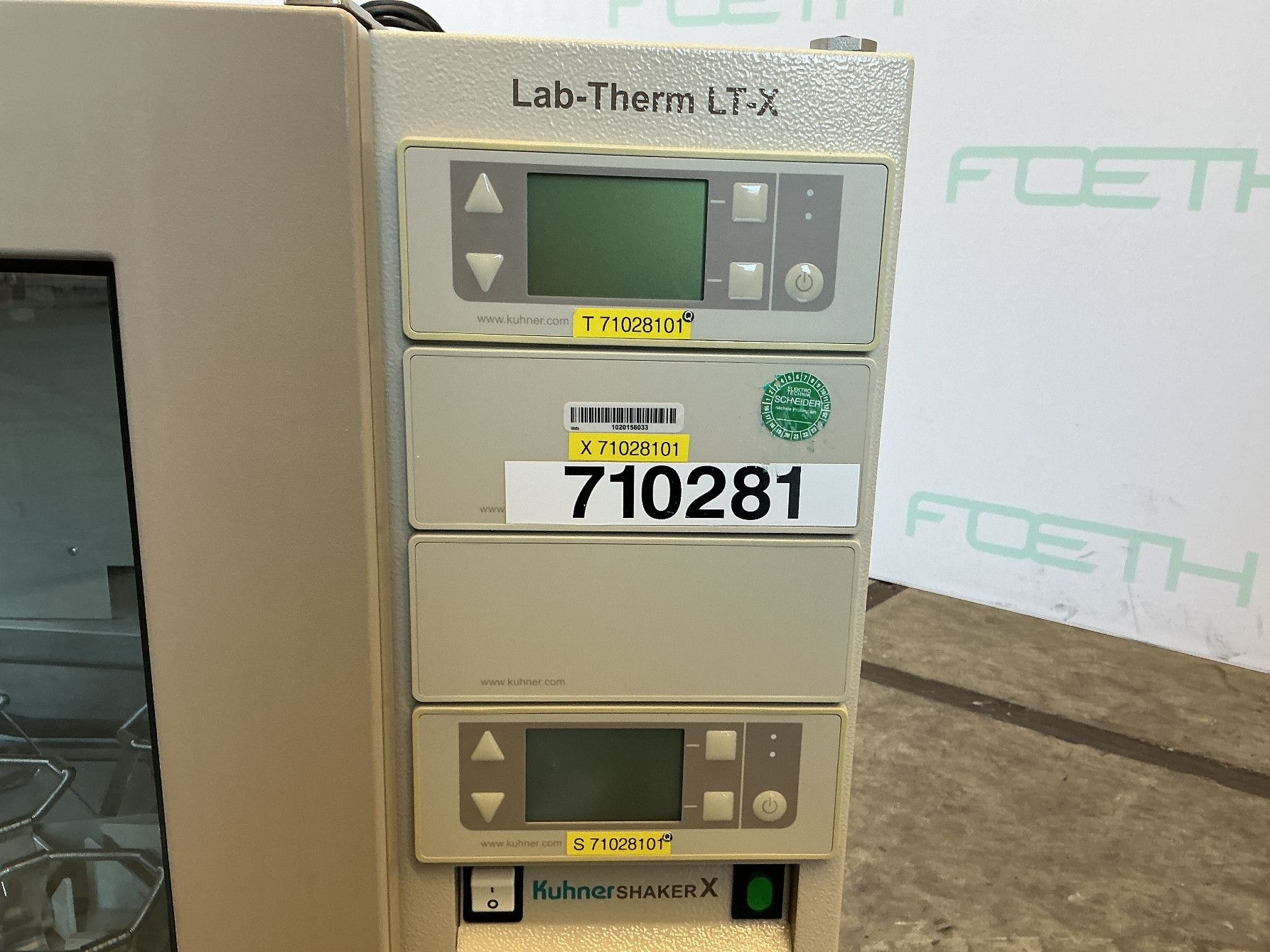 Maschine: KüHNER LT-X  Refrigerated Incubator Shaker - Drying oven Trockenofen