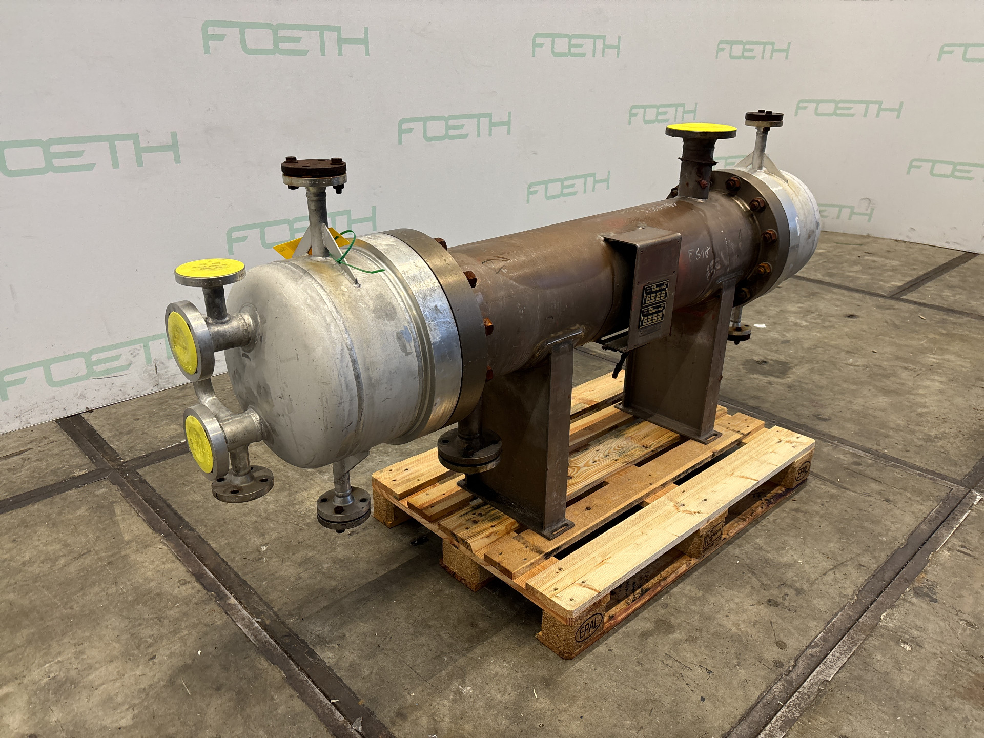 Maschine: ASDORFER 5.2 m² (330°C, 55 bar) - Shell and tube heat excha Rohrbündelwärmetauscher