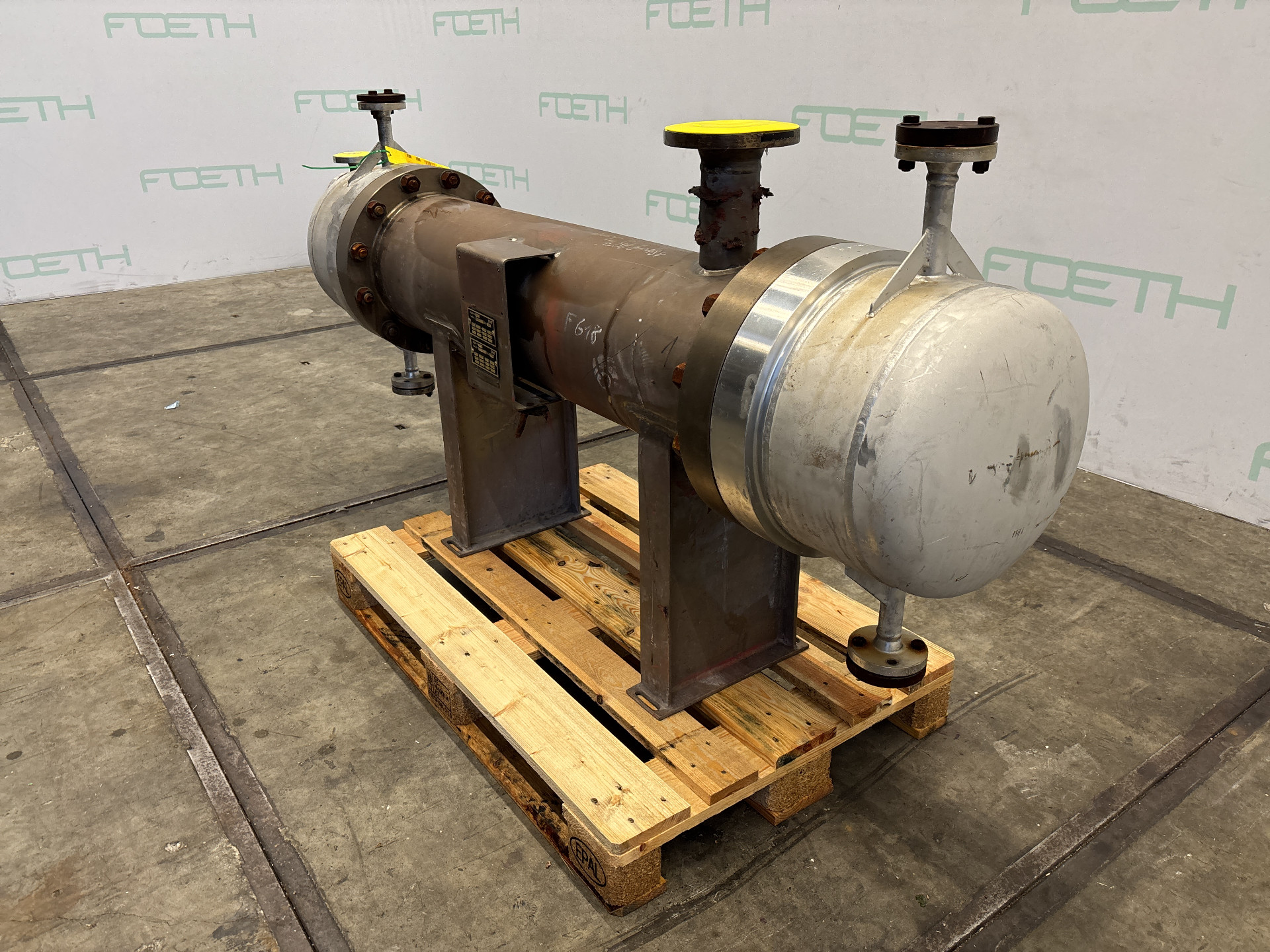 Maschine: ASDORFER 5.2 m² (330°C, 55 bar) - Shell and tube heat excha Rohrbündelwärmetauscher
