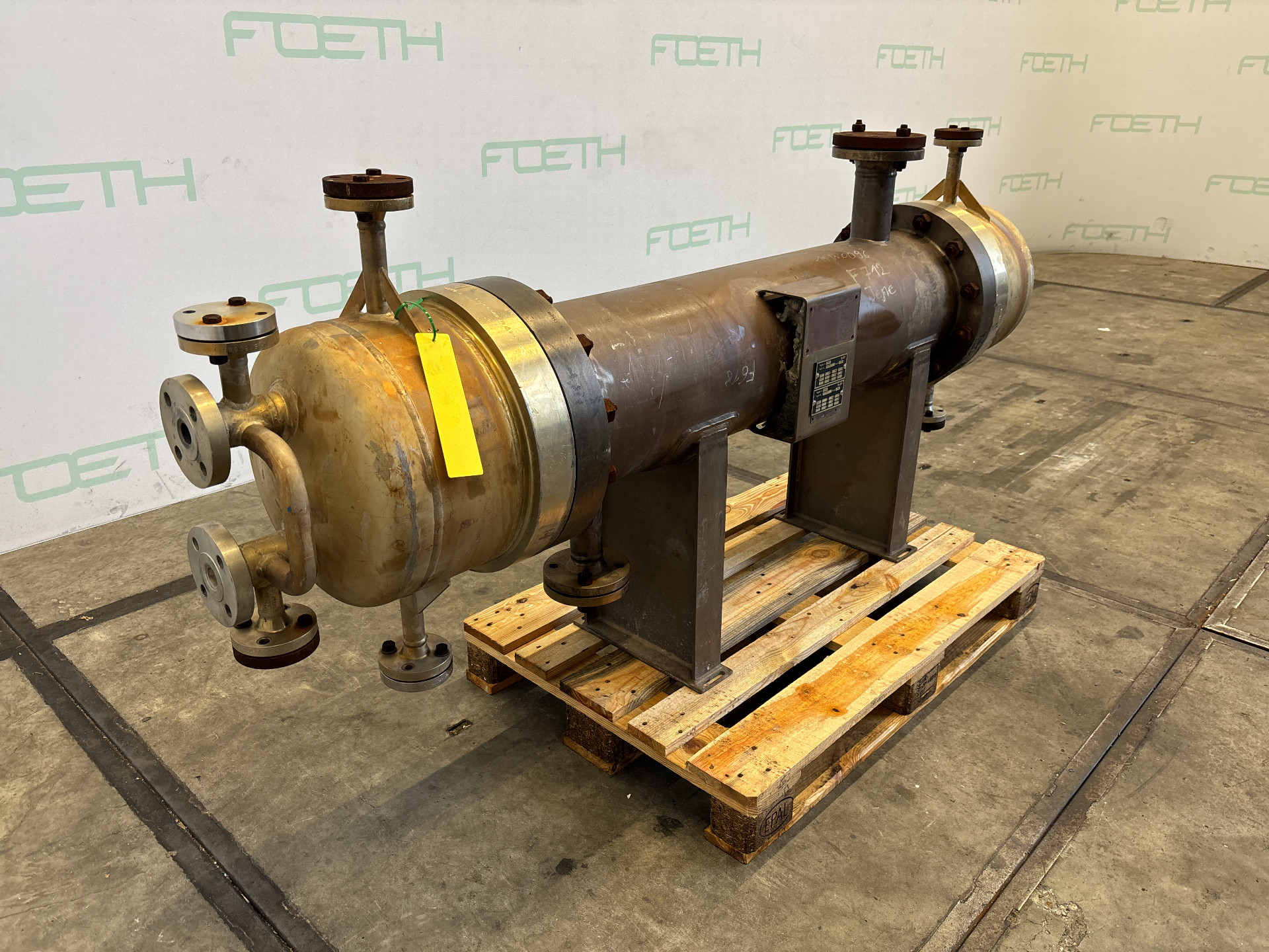 Maschine: ASDORFER 5.2 m² (330 °C, 55 bar) - Shell and tube heat exch Rohrbündelwärmetauscher