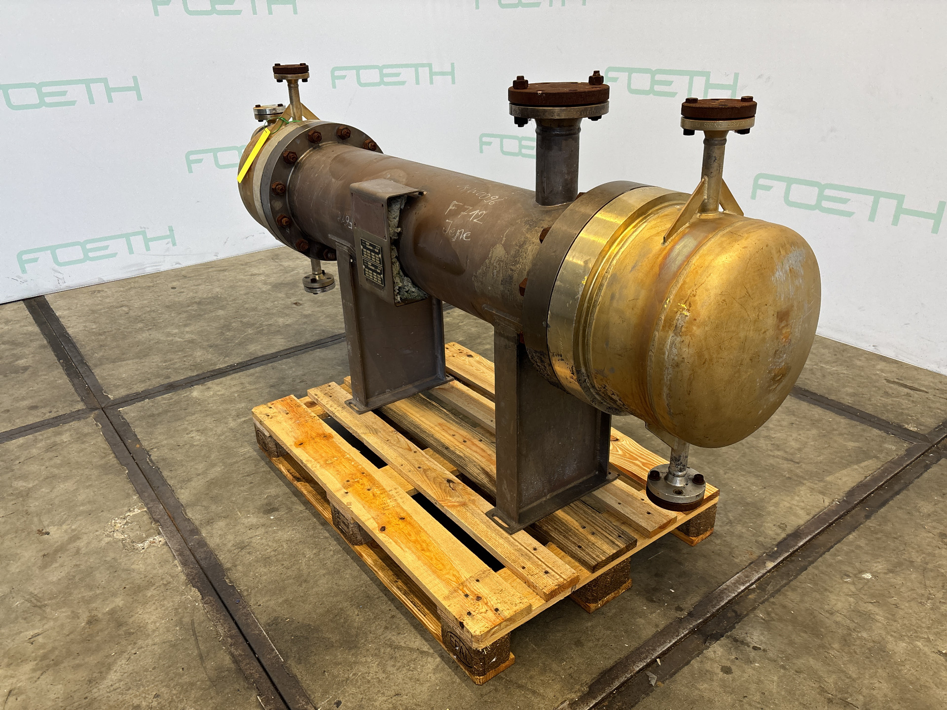 Maschine: ASDORFER 5.2 m² (330 °C, 55 bar) - Shell and tube heat exch Rohrbündelwärmetauscher