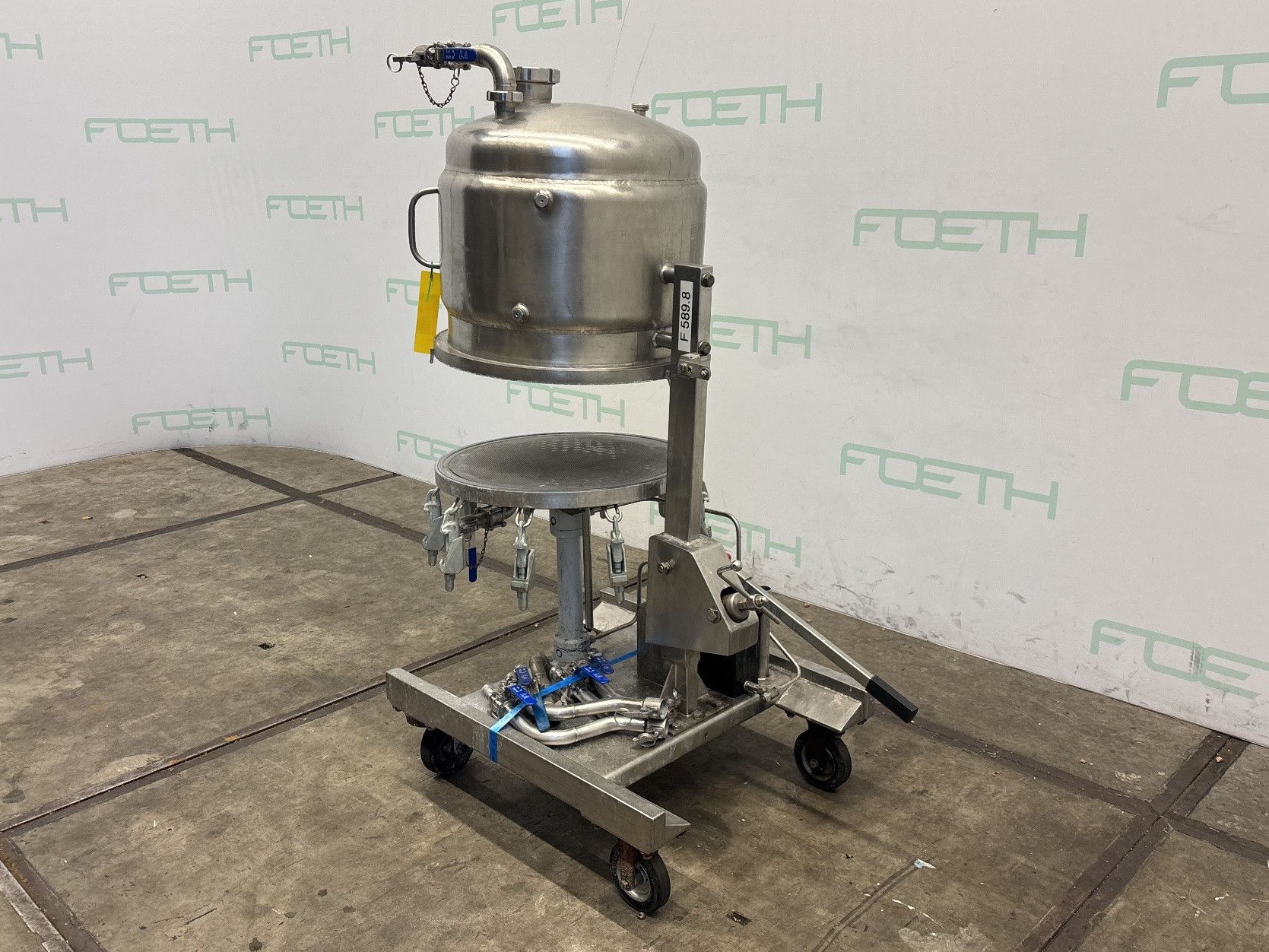 Maschine: SEITZ - WERKE EF60/125CW — 0,26 m² - Nutsche filter Nutschenfilter