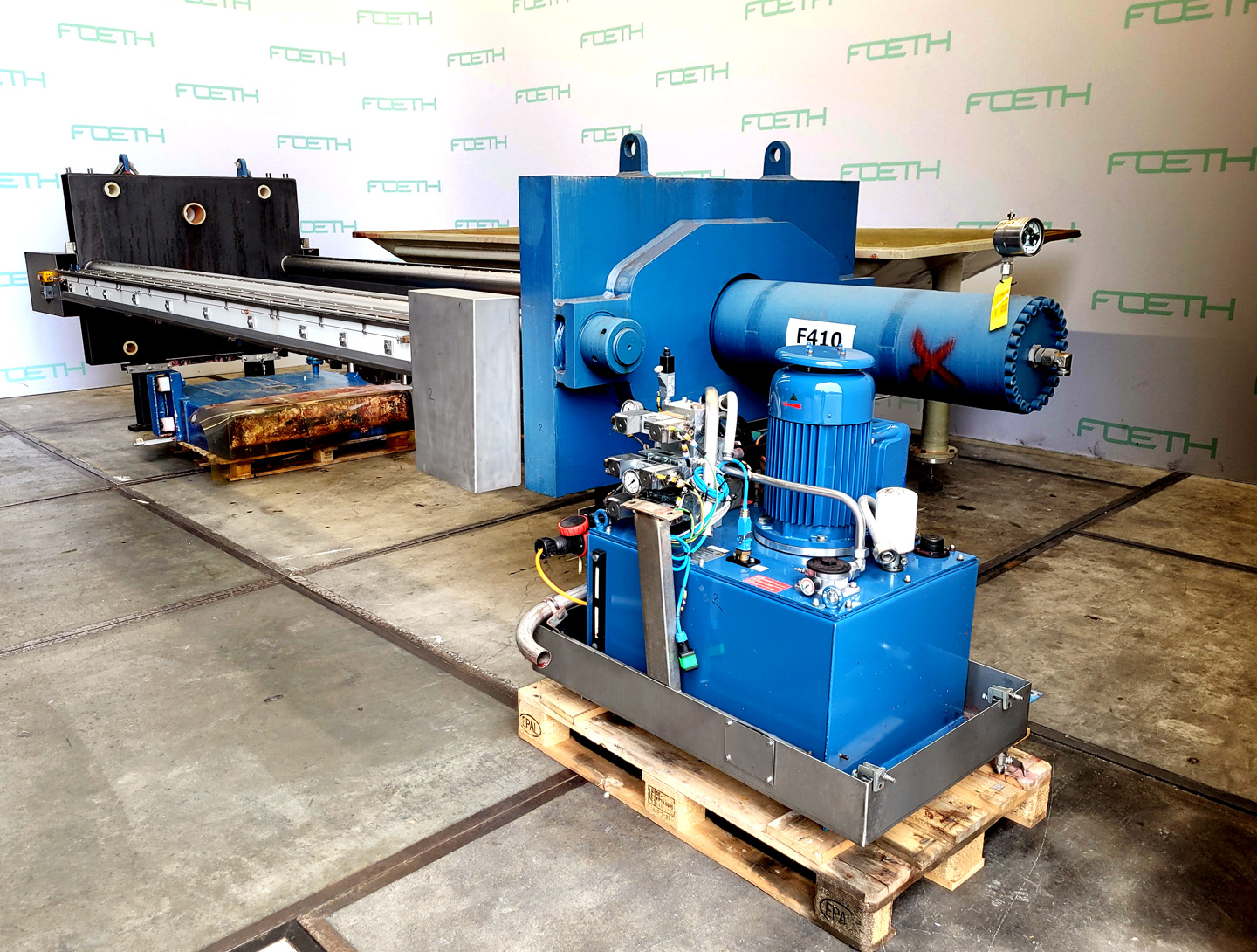 Maschine: HOESCH 40.1206 SVM membrane - Filterpress Filterpressen