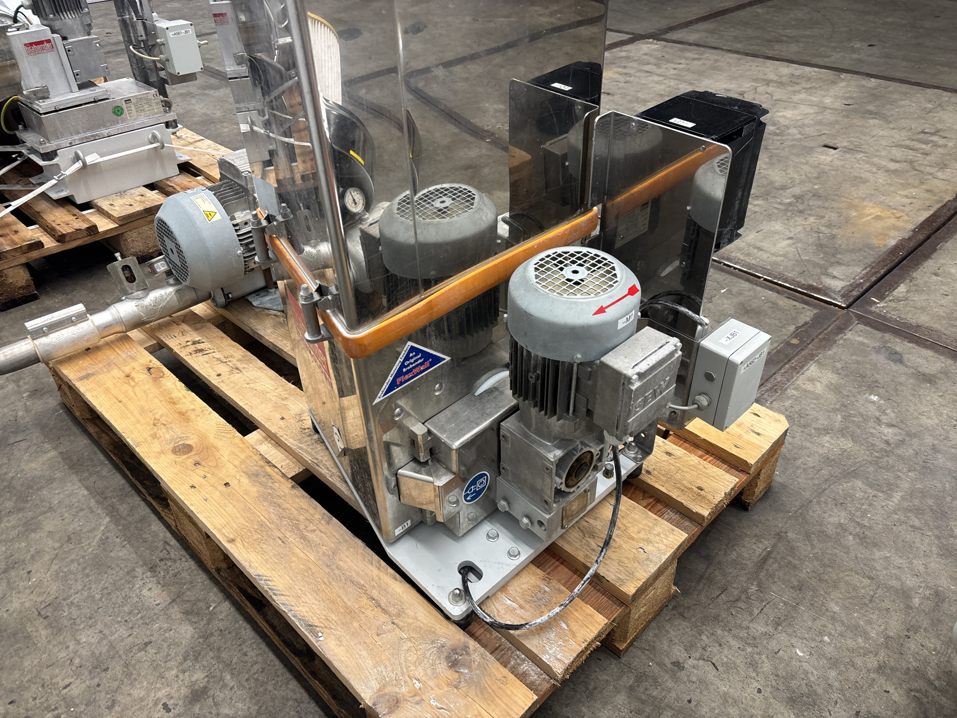 Maschine: BRABENDER FW40/0 plus-50 & DDW-MD2-DDSR20-5 - Metering screw Dosierschnecken