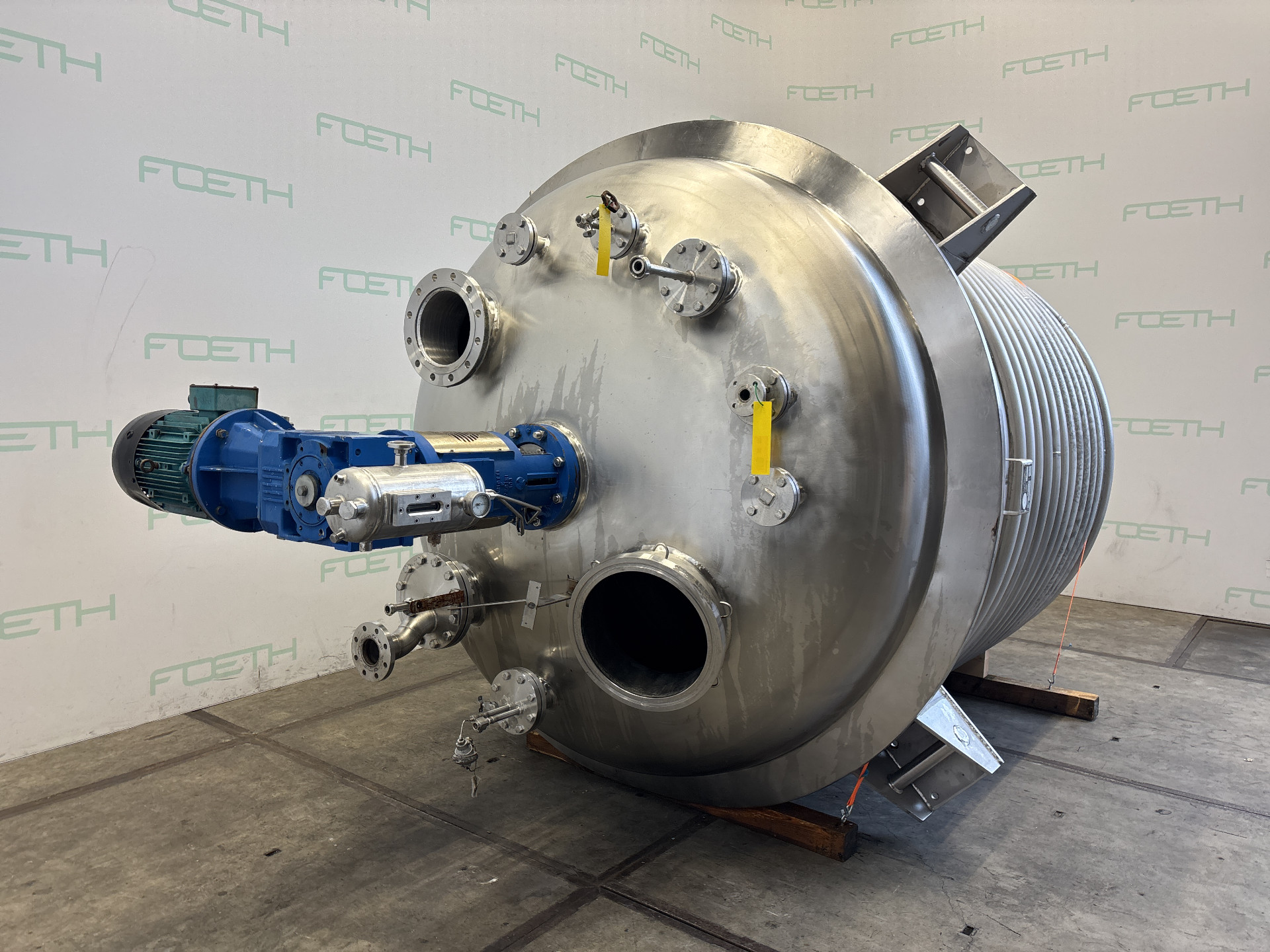 Maschine: C.G.C. IMPIANTI 11630 l. - Stainless Steel Reactor Edelstahlreaktoren