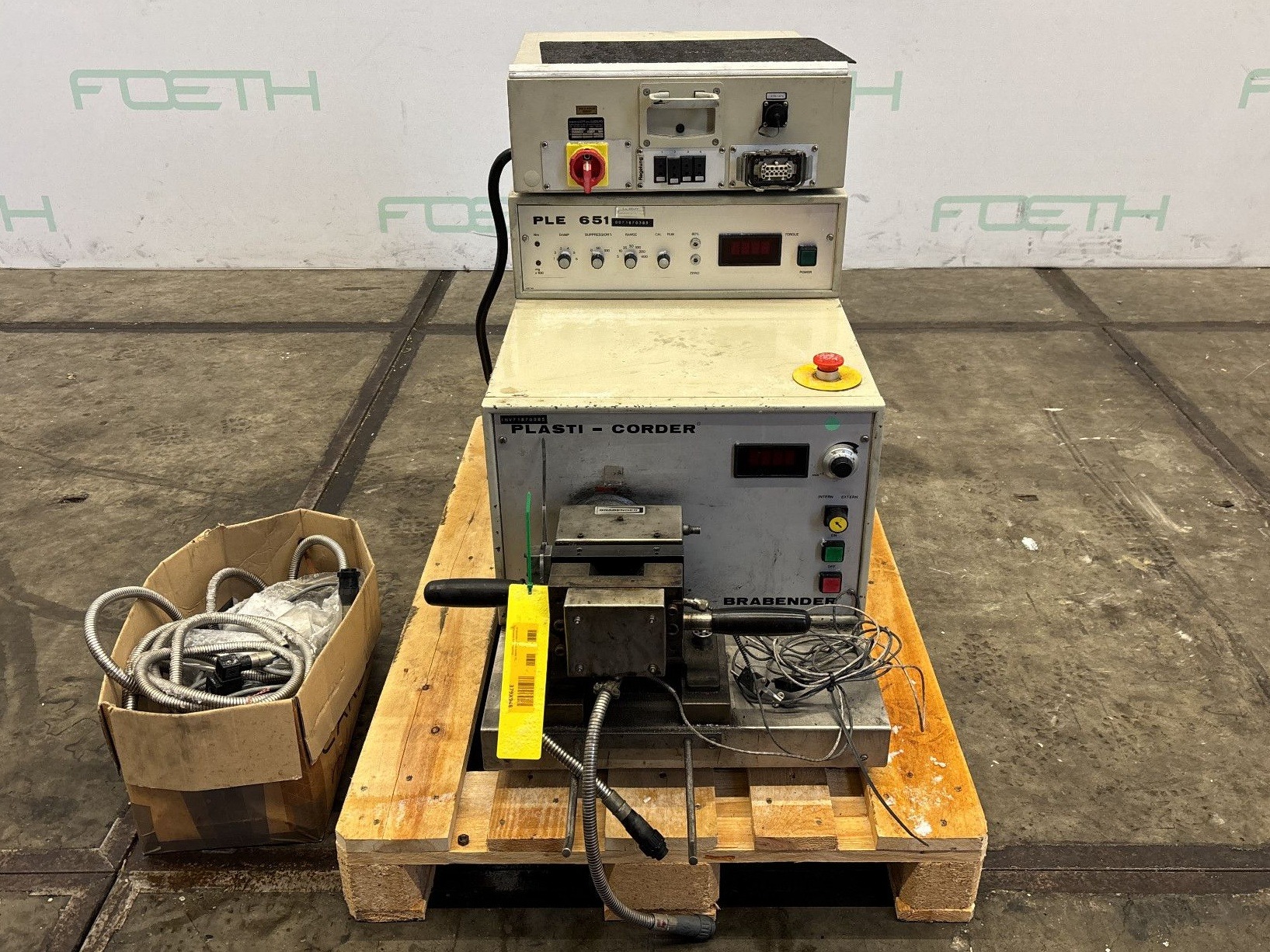 Maschine: BRABENDER PLASTI-CORDER / PLE 651 - Viscosity test machine Neu auf Lager