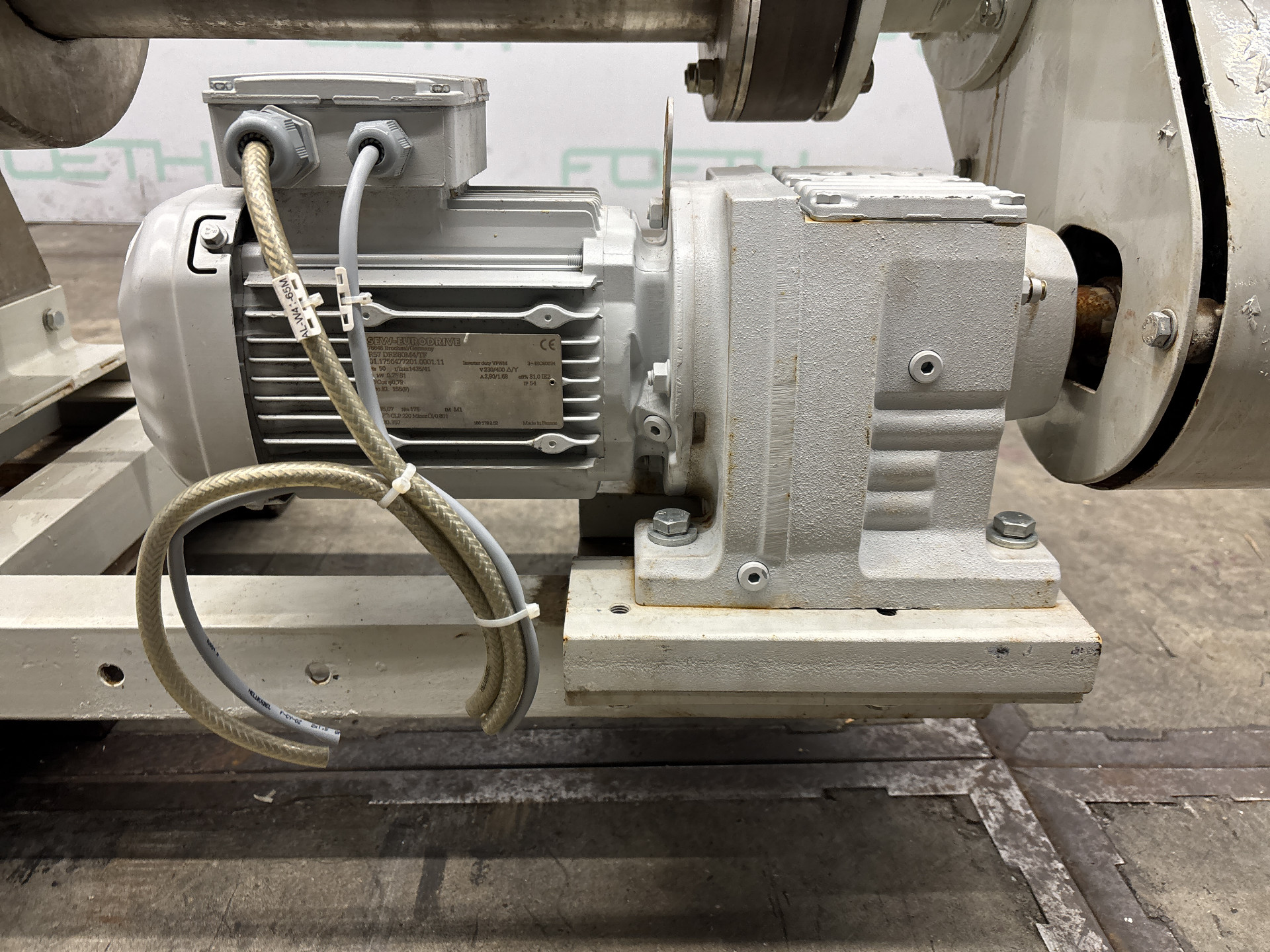 Maschine: AZO Horizontal screw jacketed - Horizontal screw conve Horizontale Förderschnecken