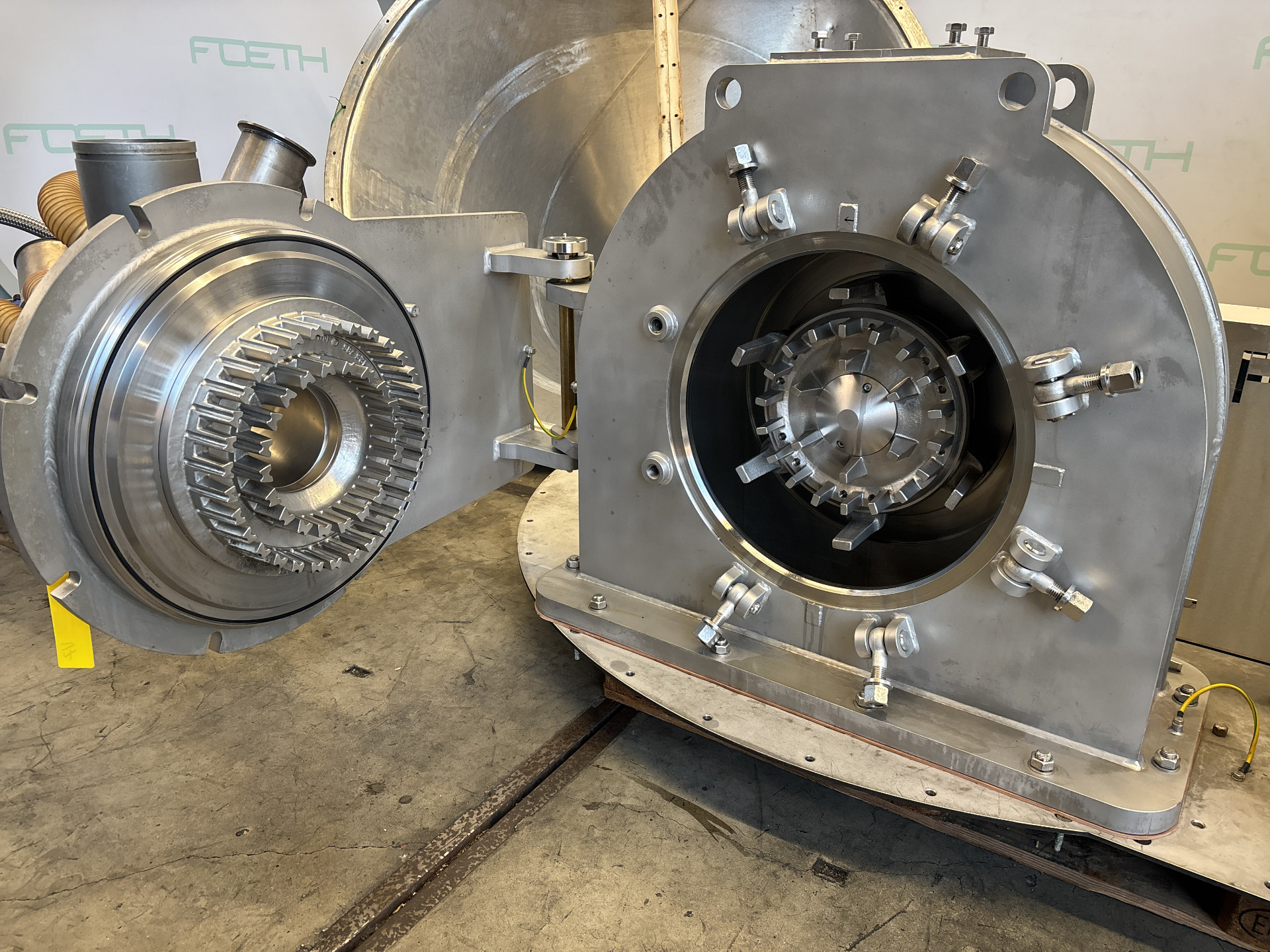 Maschine: HOSOKAWA ALPINE 500 UPZ — Cryogenic Milling Line - Fine Impact Mil Feinprallmühlen