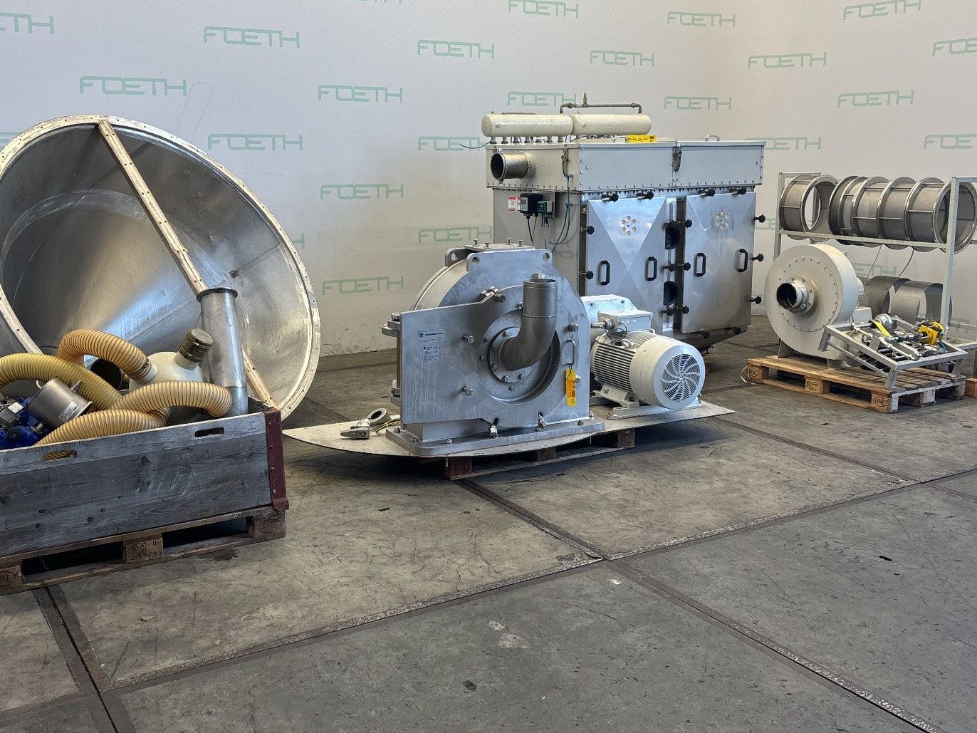 Maschine: HOSOKAWA ALPINE 500 UPZ — Cryogenic Milling Line - Fine Impact Mil Feinprallmühlen