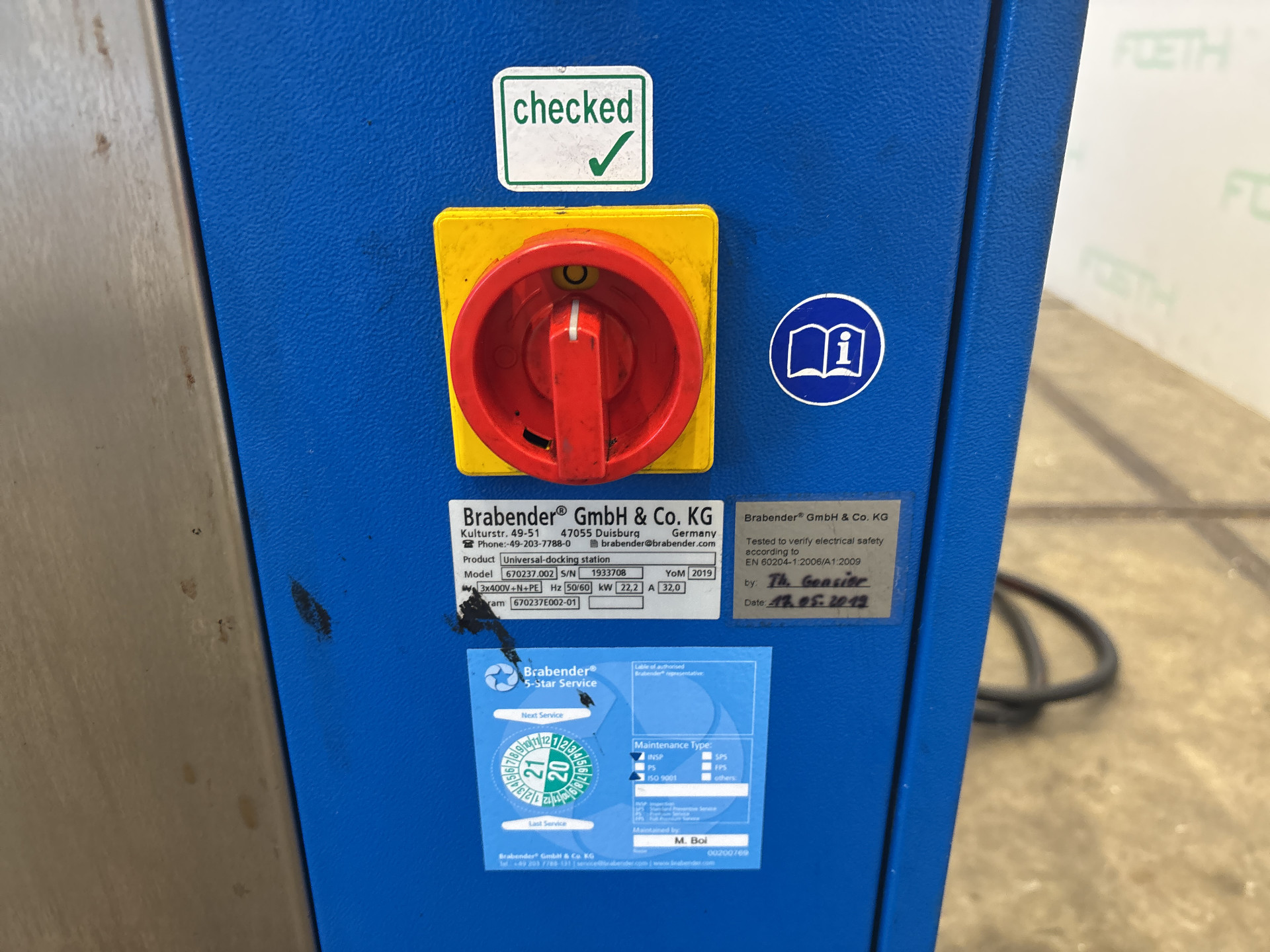 Maschine: BRABENDER Plasti-Corder Universal-docking station — torque r Viskositätsmesser