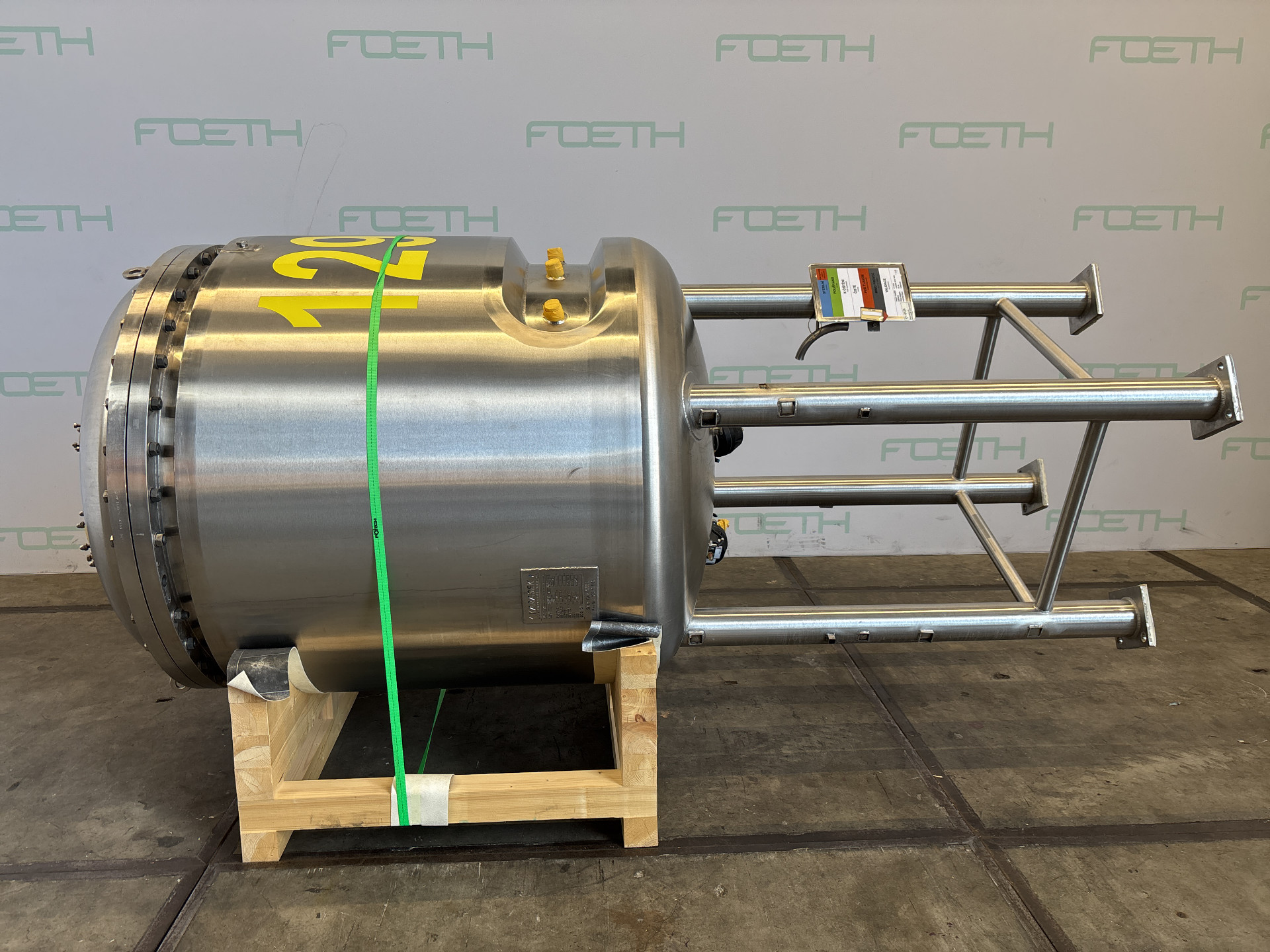 Maschine: NORBERT KARASEK  GLOGGNITZ Bioreactor 1500 l. - Stainless Steel Reactor Edelstahlreaktoren