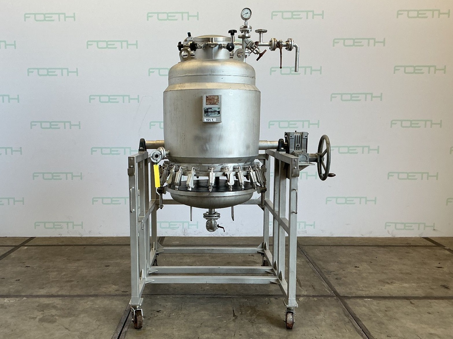 Maschine: DSP EF 800 (0,5 m2 , jacketed) - Nutsche filter Nutschenfilter