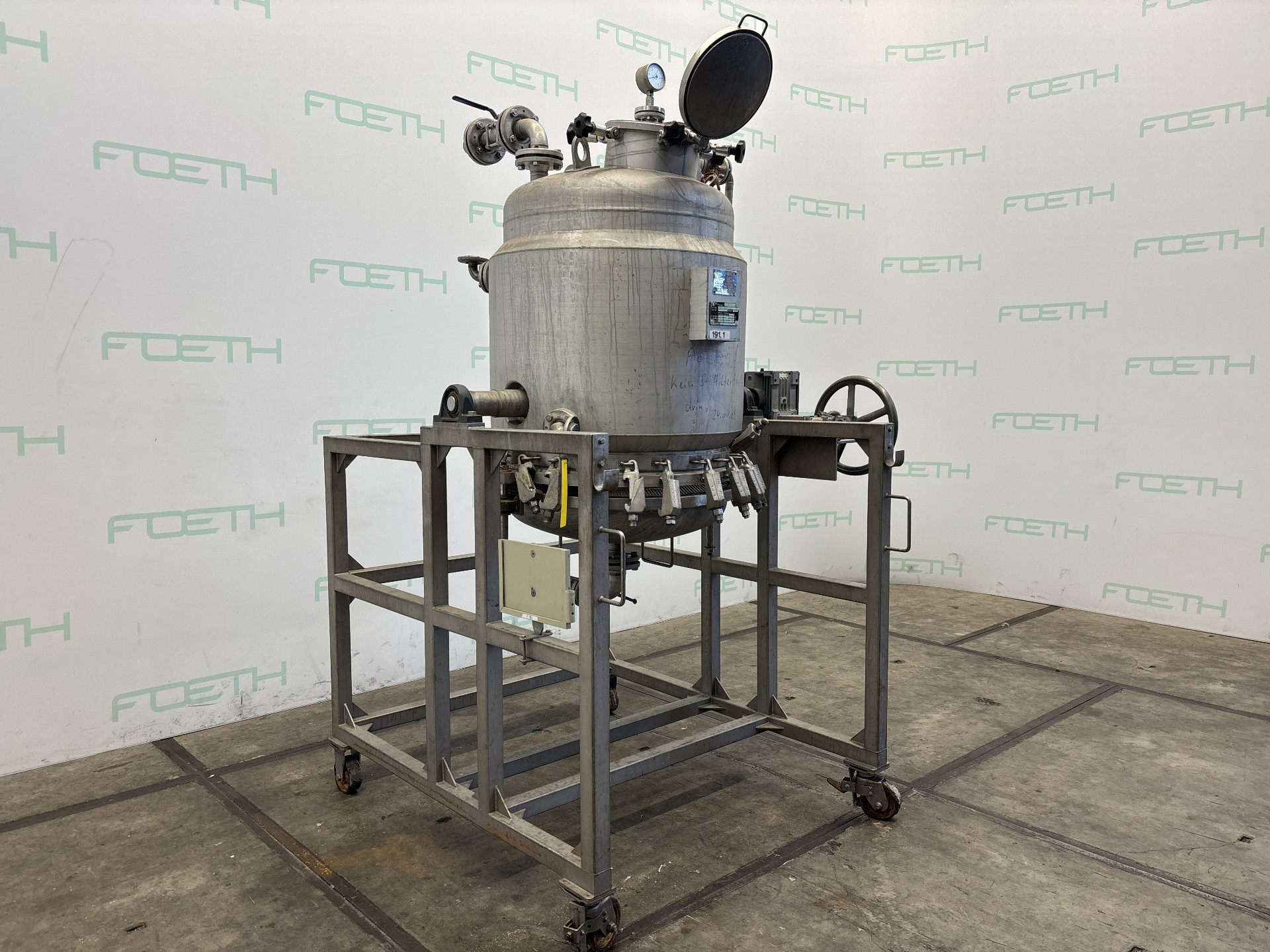 Maschine: DSP EF 800 (0,5 m2 , jacketed) - Nutsche filter Nutschenfilter