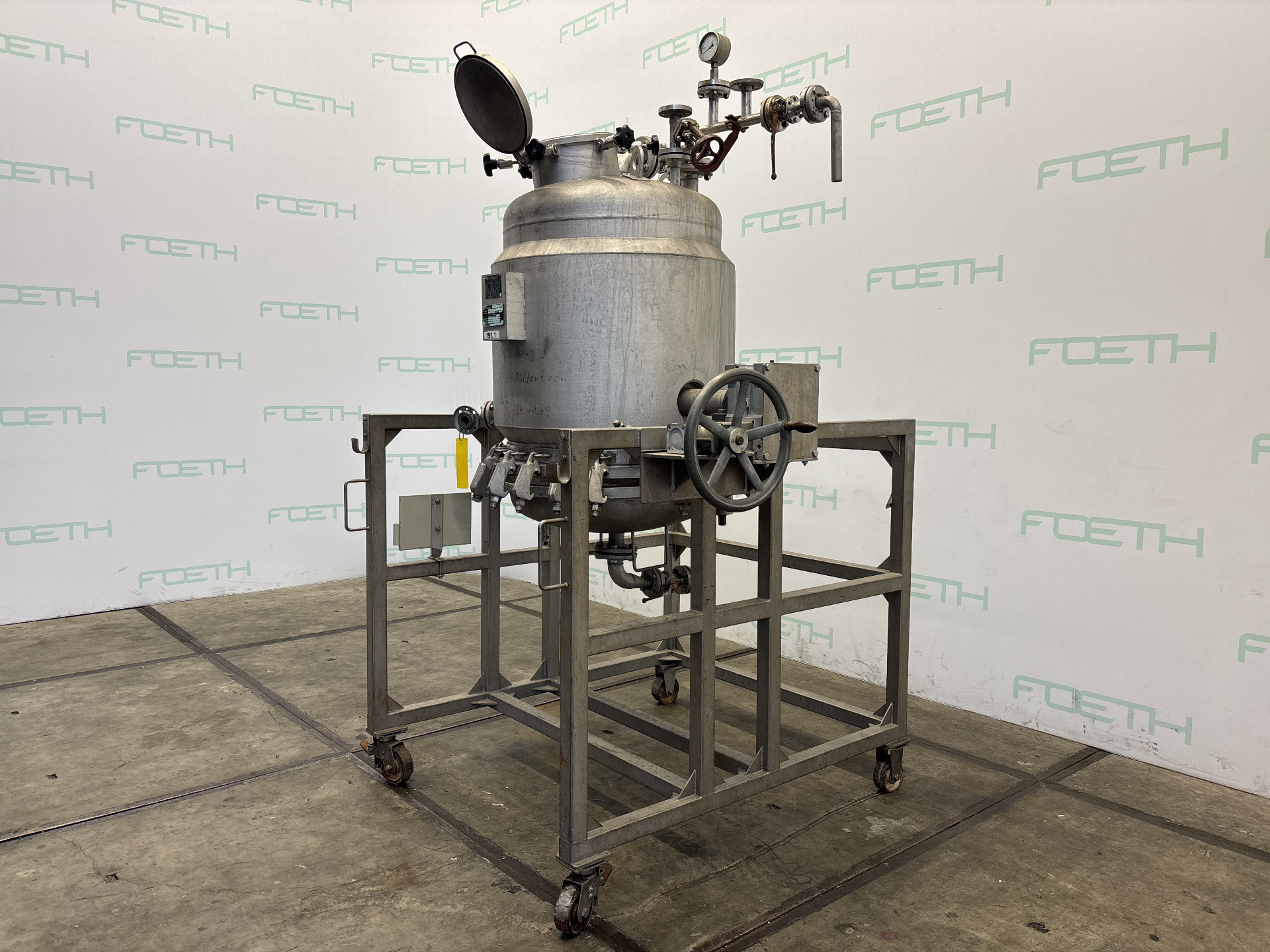 Maschine: DSP EF 800 (0,5 m2 , jacketed) - Nutsche filter Nutschenfilter