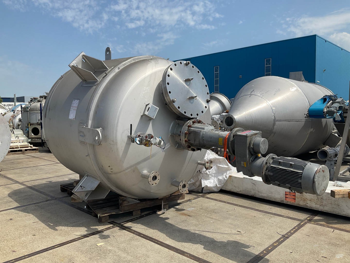 Maschine: FIB 9500 l (2-stage stirrer) - Stainless Steel Reactor Edelstahlreaktoren