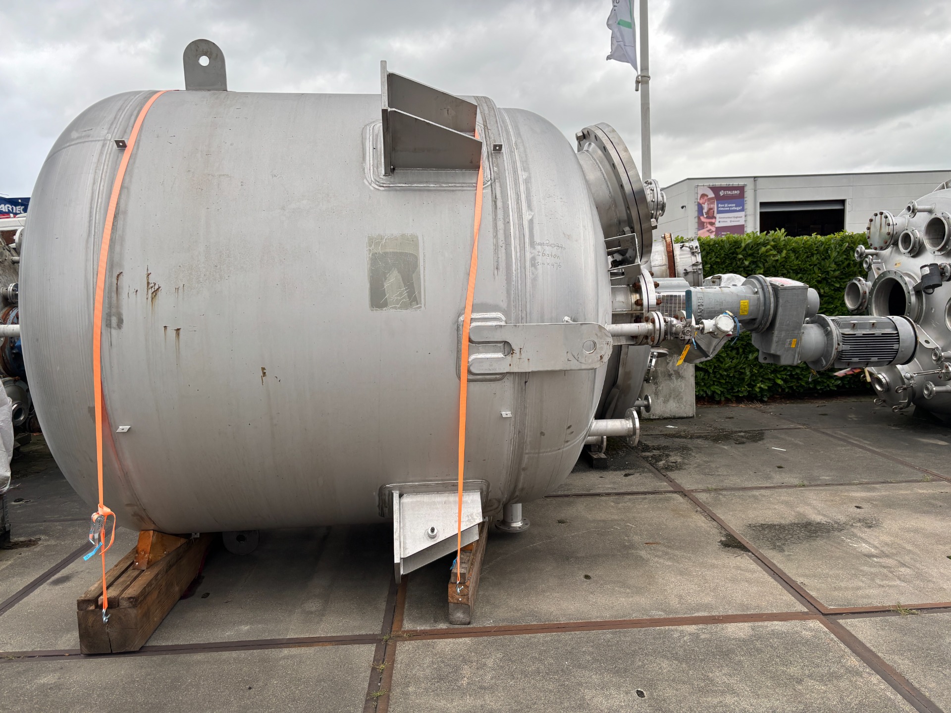 Maschine: FIB 9500 l (2-stage stirrer) - Stainless Steel Reactor Edelstahlreaktoren